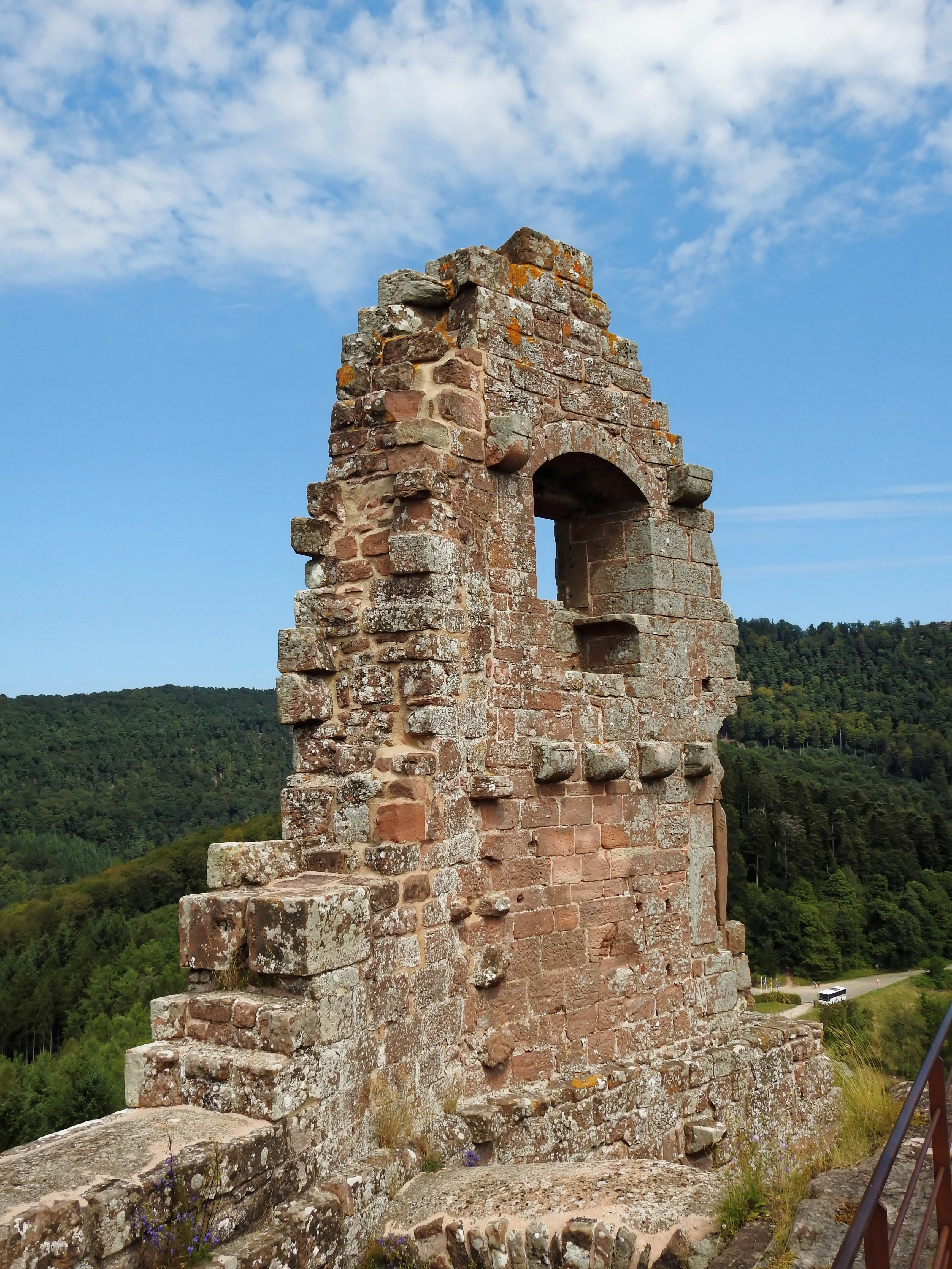 built structure, stone, travel, ancient, old, ancient civilization, fortress, the past, rock, ruined, knights castle, outdoors, landscape, low angle view, Phone HD Wallpaper