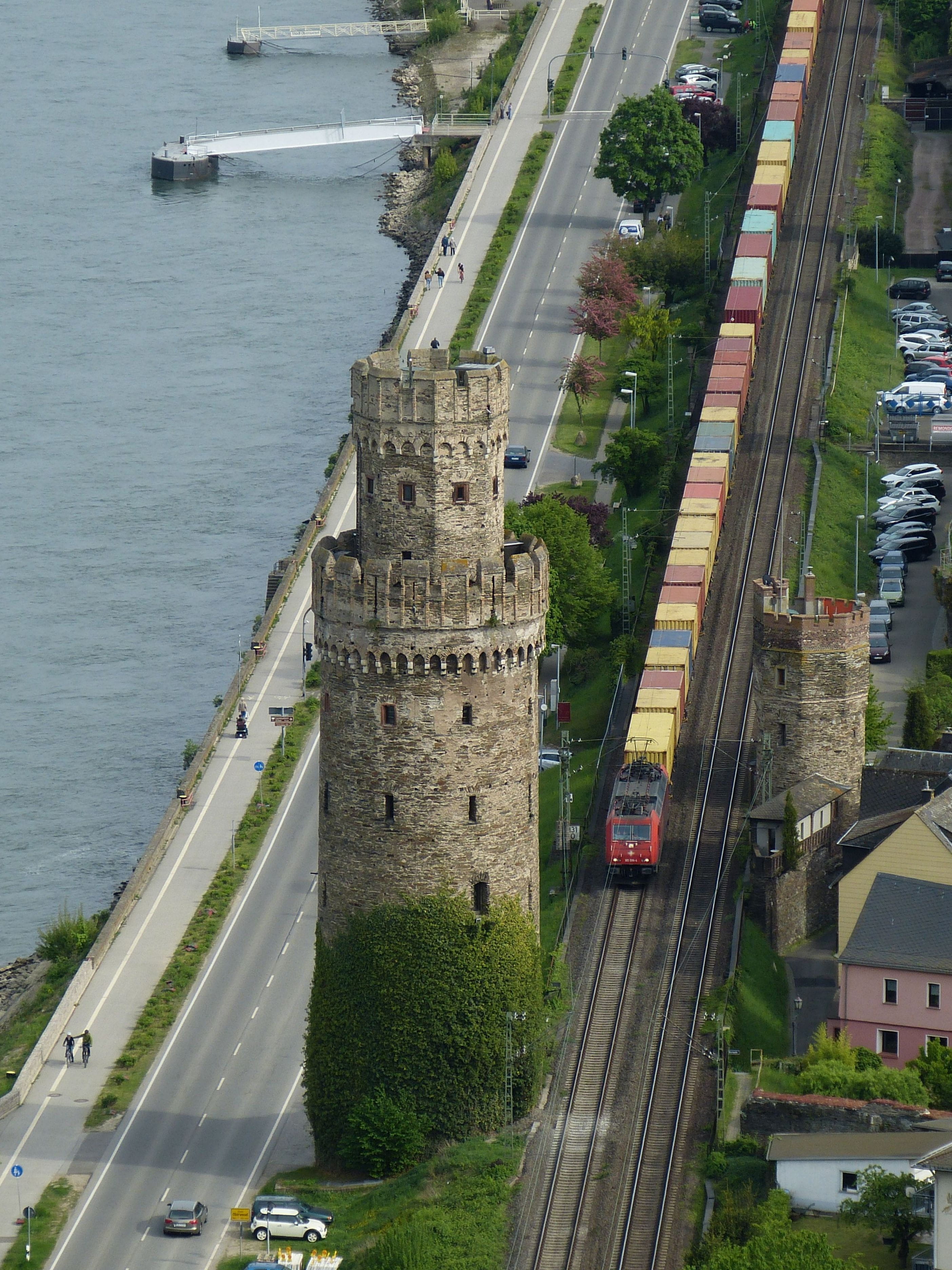 weltkulturebe, transport, building exterior, rhine valley, unesco world heritage, built structure, road, day, historically, travel destinations, water, Phone HD Wallpaper