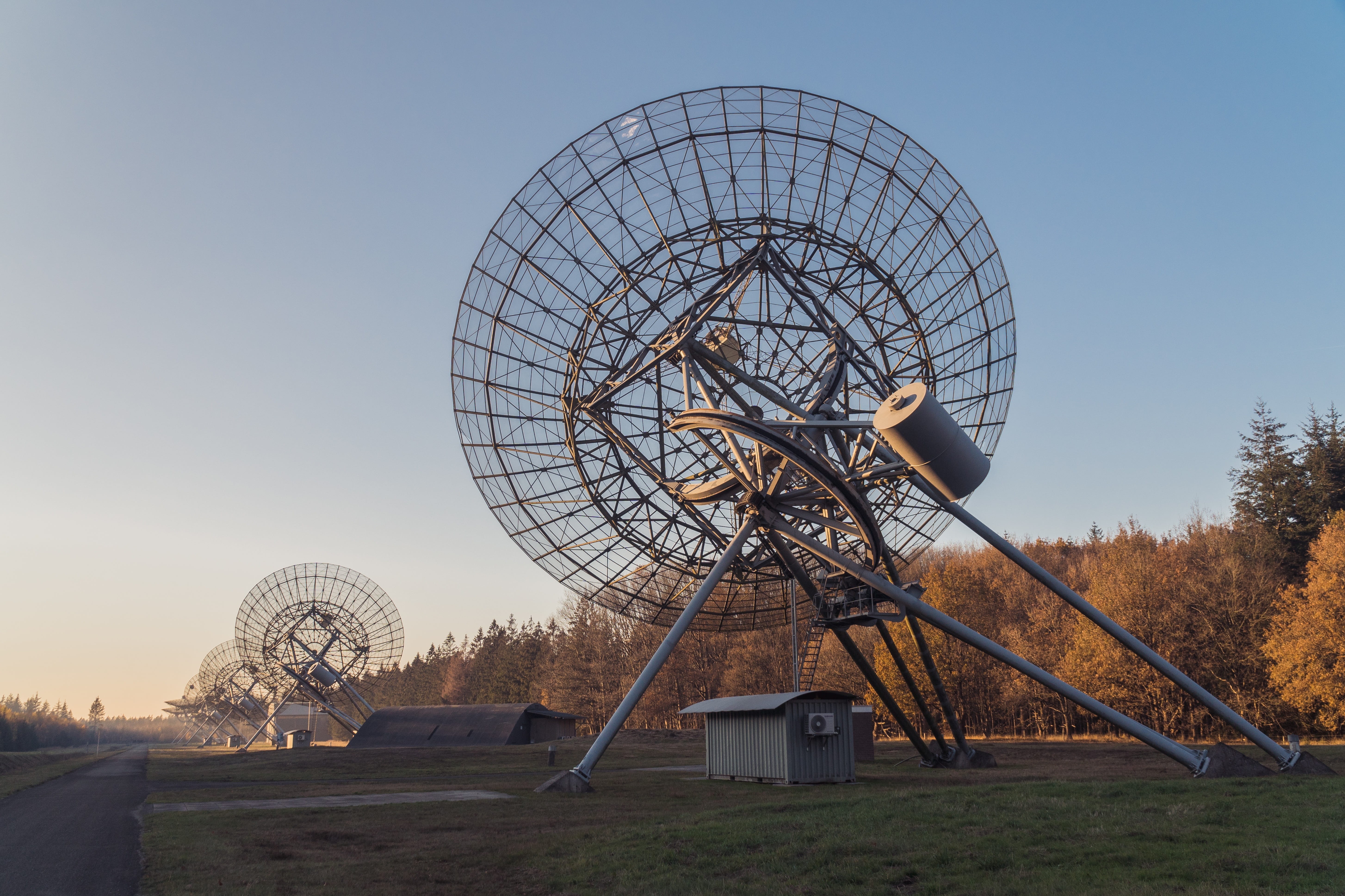 outdoors, built structure, ferris wheel, synthesis, telescope, westerbork, circle, metal, amusement park, 5K, day, connection, arts culture and entertainment, HD Wallpaper