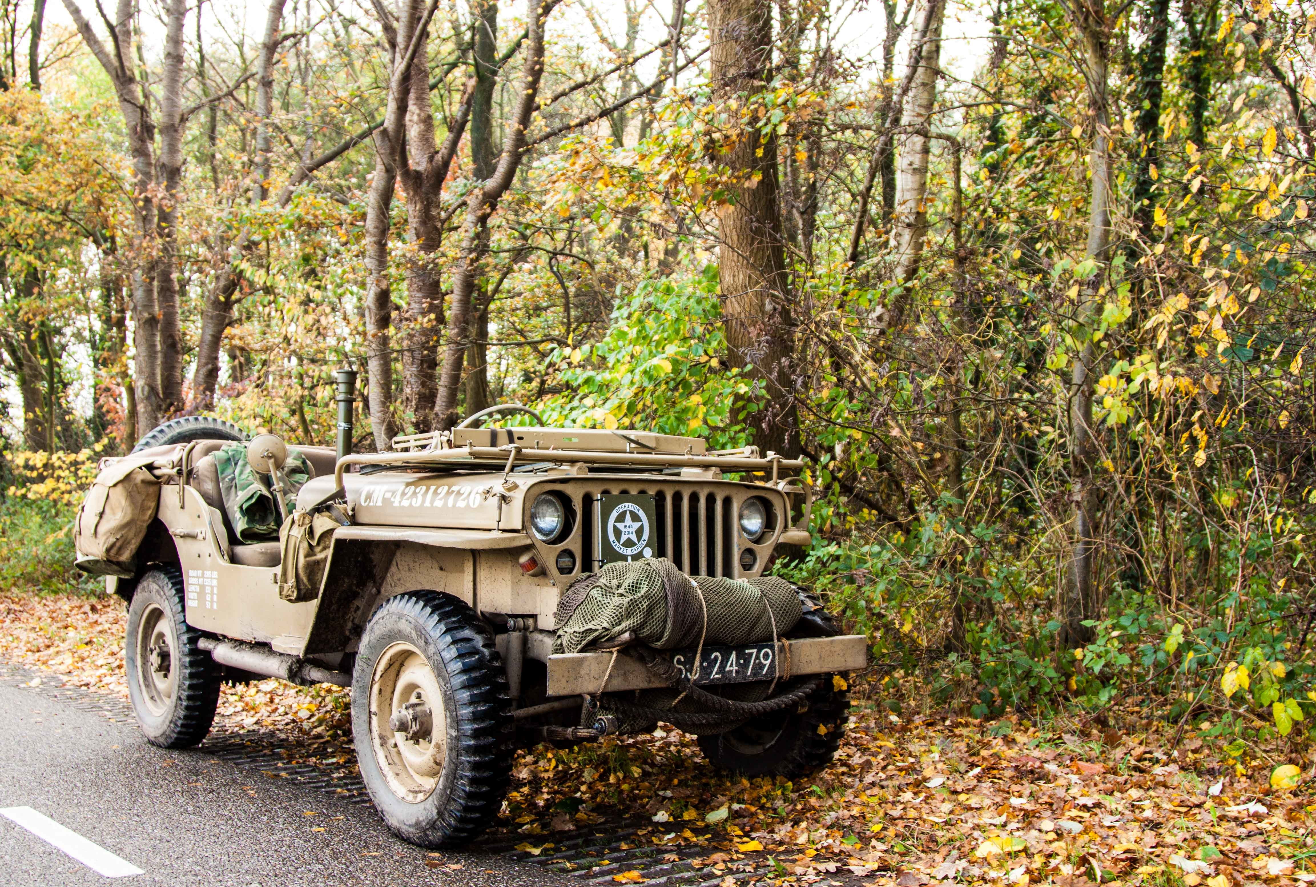times, war, " Willis-MVandquot;, Jeep, 4K, Second, army, car, world, Willys MB, patency, high, HD Wallpaper