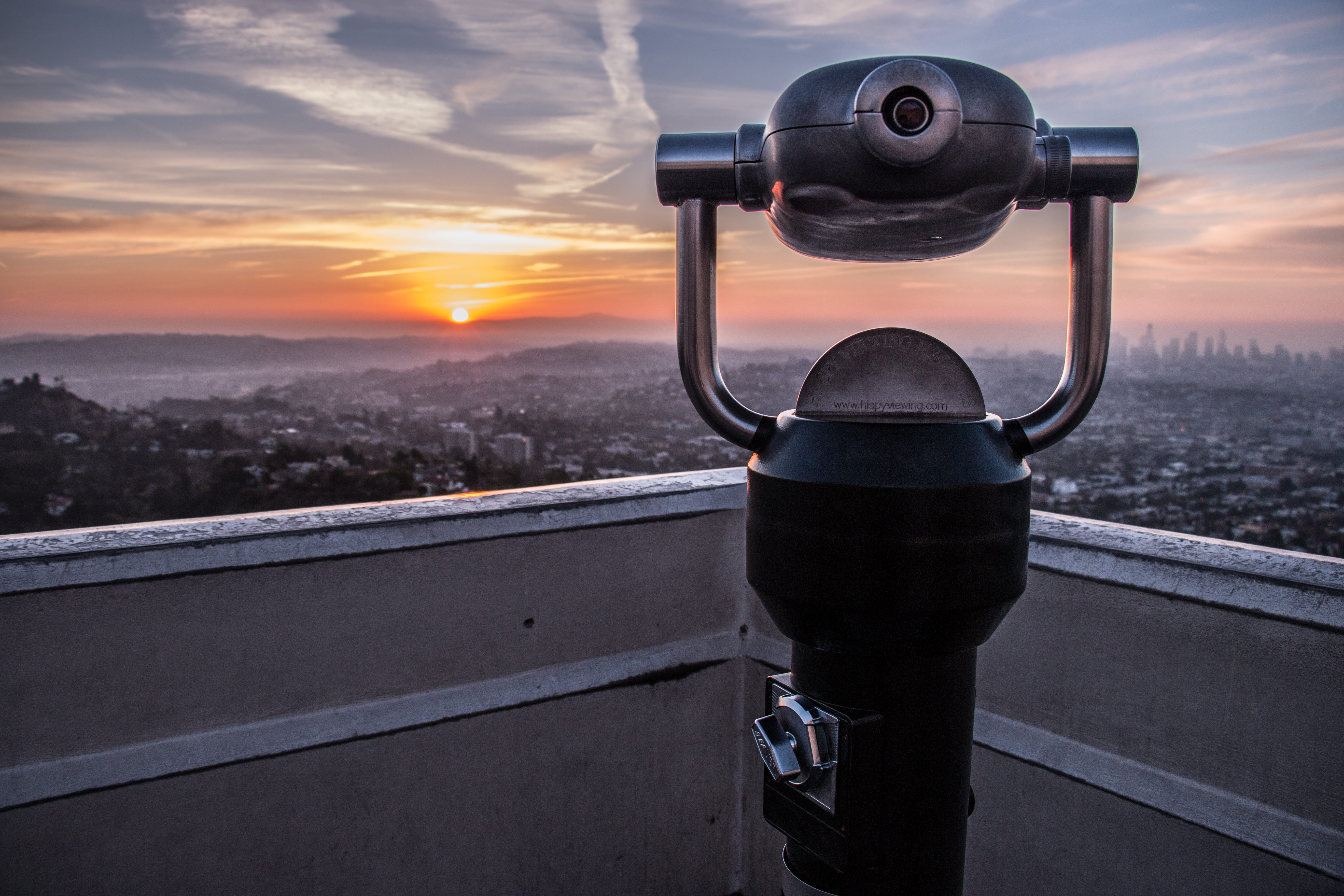 building exterior, orange color, scenics - nature, rooftop, steel, silhouette, coin-operated binoculars, sunset, hand-held telescope, business, cloud - sky, HD Wallpaper