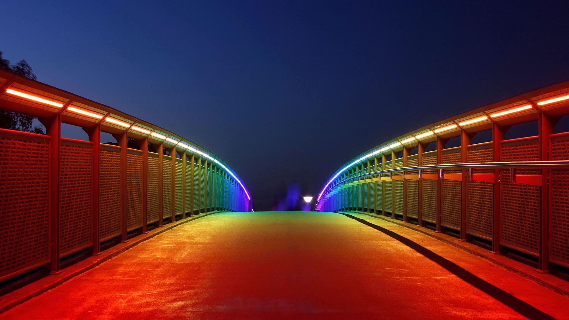 no people, the way forward, illuminated, dortmund, light - natural phenomenon, footpath, bing, light, outdoors, direction, light trail, westfalen, long exposure, HD Wallpaper