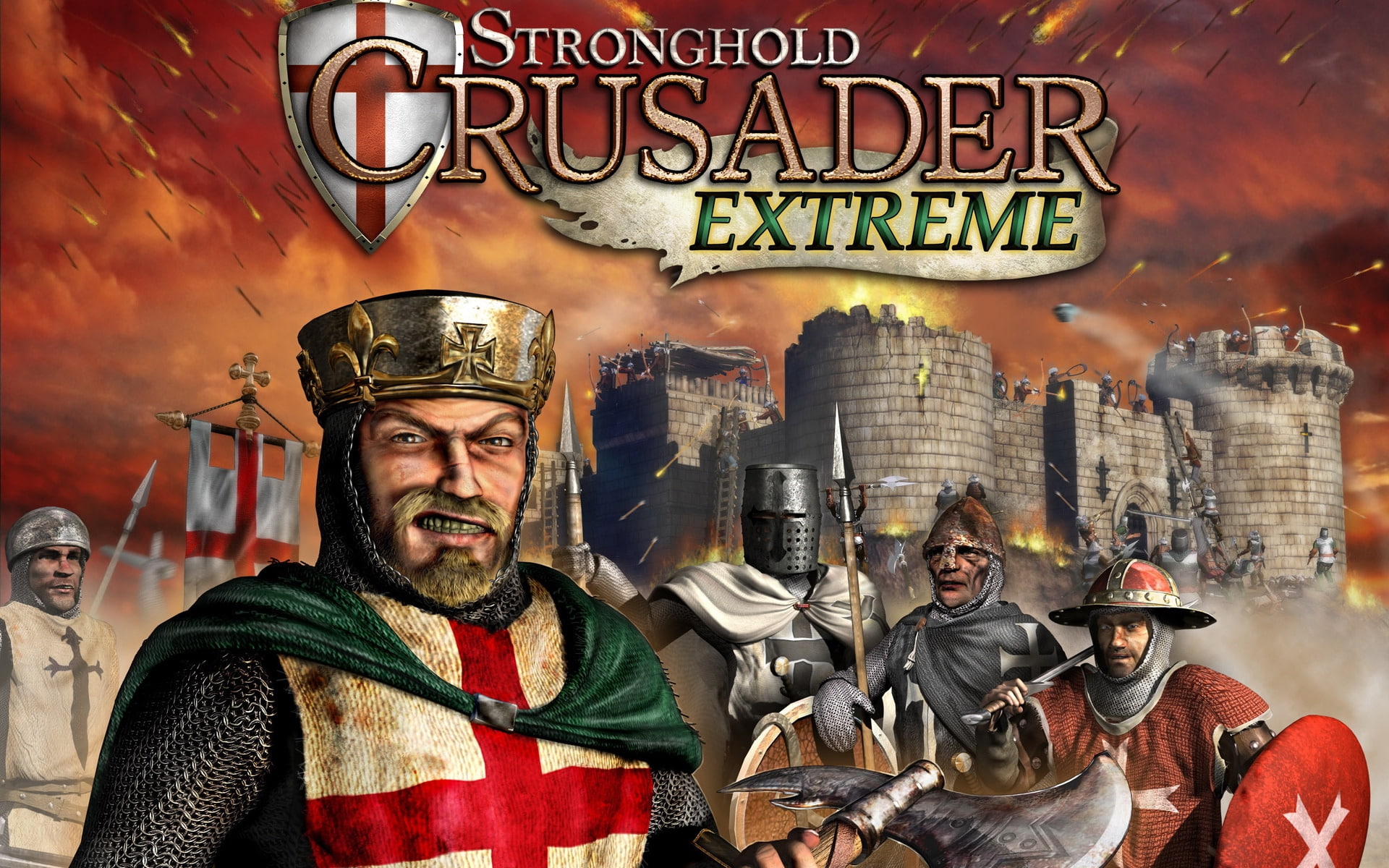 poster, games, 1080P, crusader, extreme, stronghold, scene, HD Wallpaper