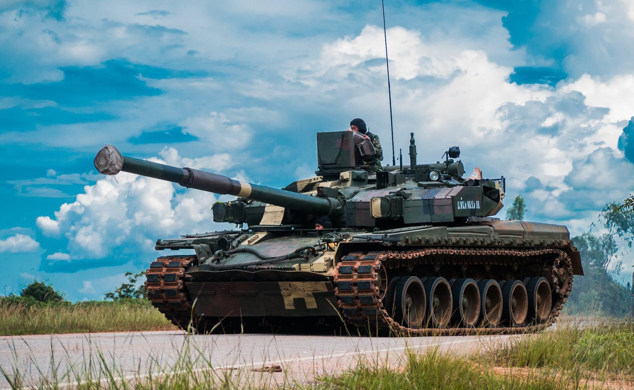 The Royal Thai army, The sky, BM " Oplot", OKB imeni Morozova, Ukraine, Stronghold, Tank, Hold-T, 1080P, HD Wallpaper