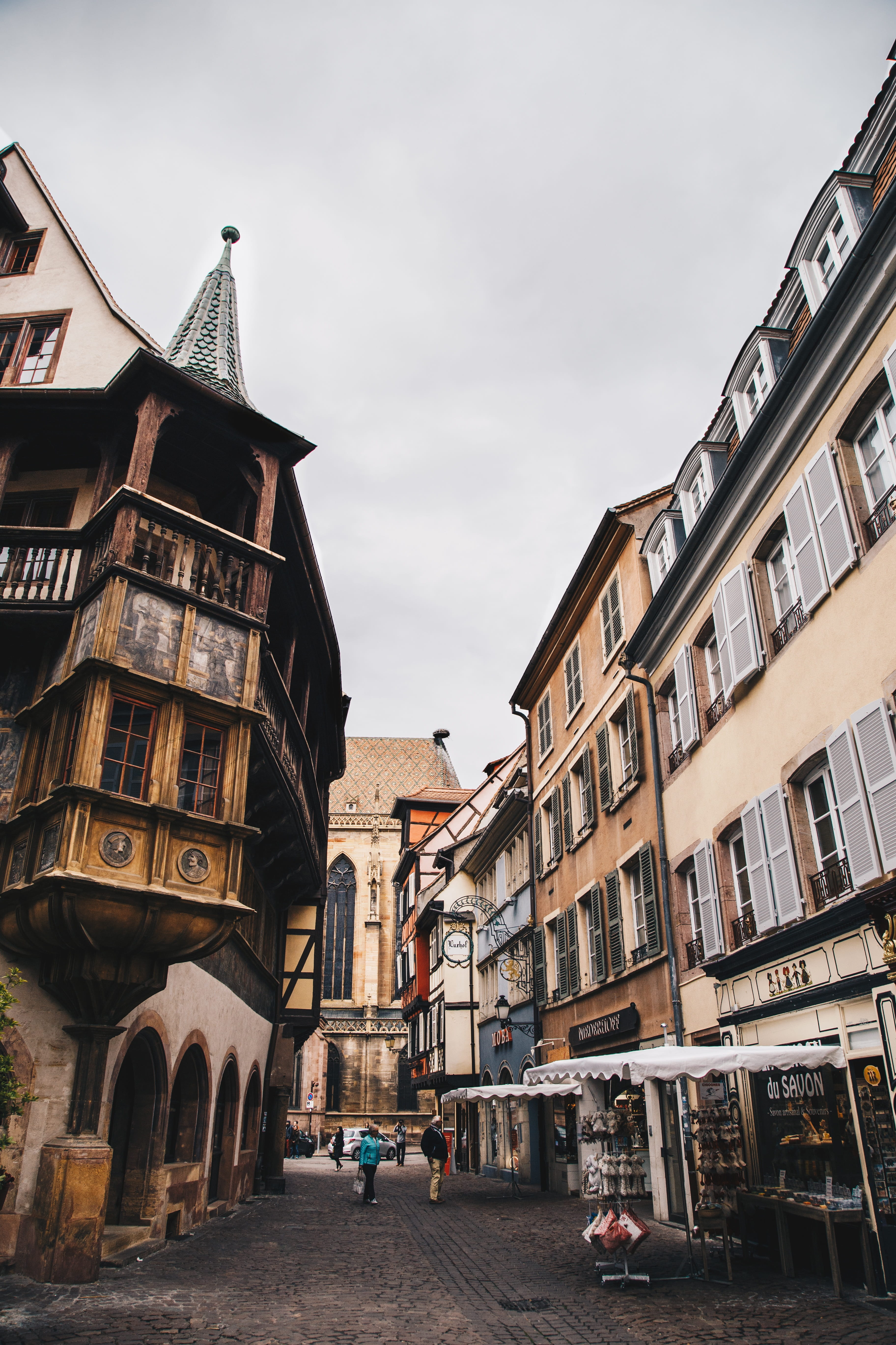cloud - sky, old house, france, incidental people, built structure, building exterior, 5K, house, outdoors, car, old city, architecture, city, sky, motor vehicle, Phone HD Wallpaper