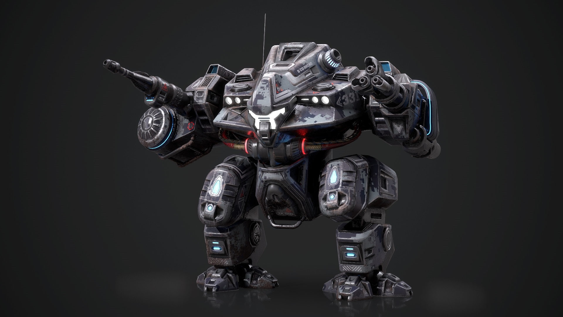 Ash Weir, art, Mech, Armor, Fur, 1080P, HD Wallpaper