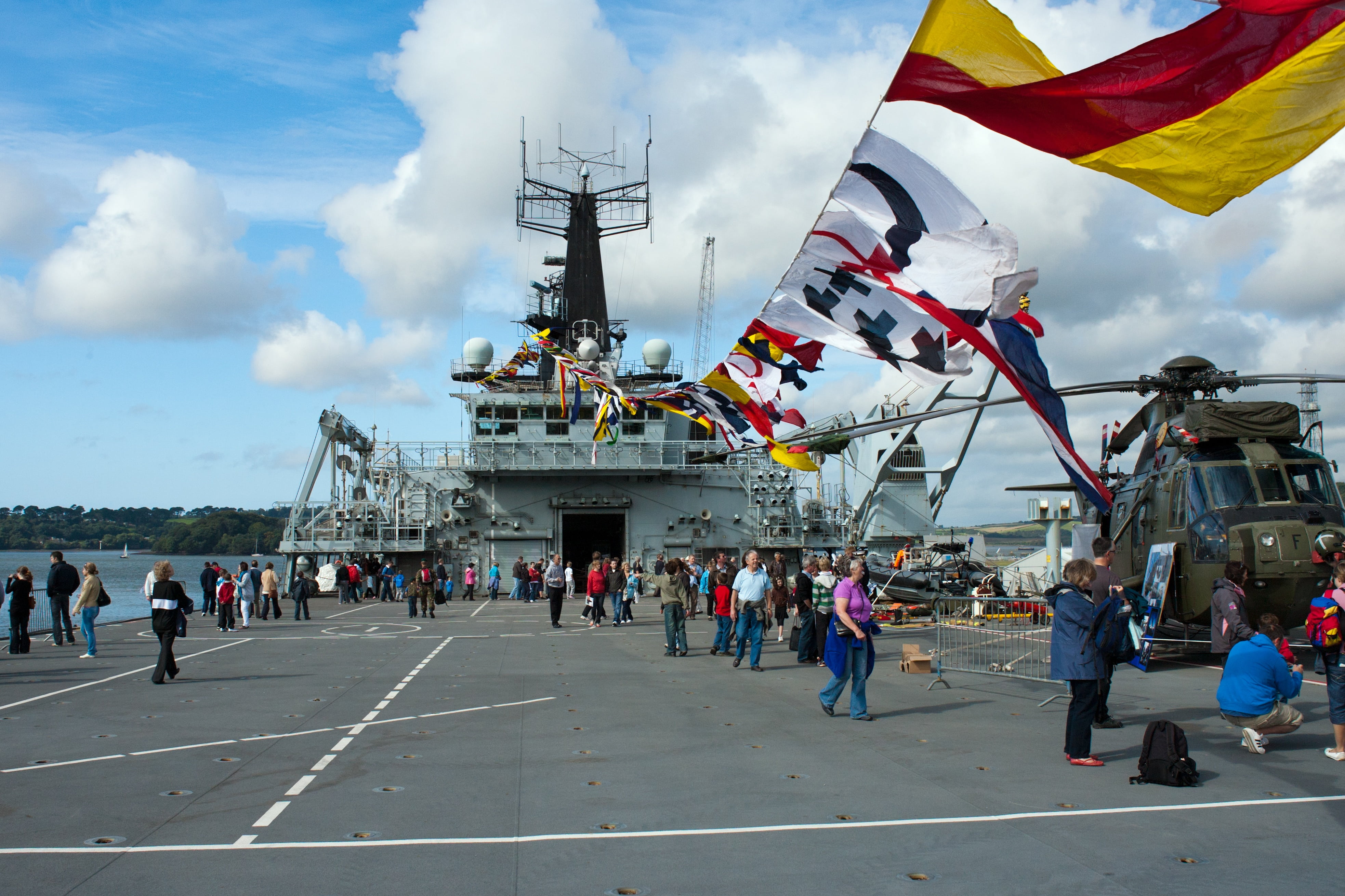 built structure, devonport, architecture, cloud - sky, large group of people, sky, adult, travel destinations, city, real people, day, royal navy open day, HD Wallpaper