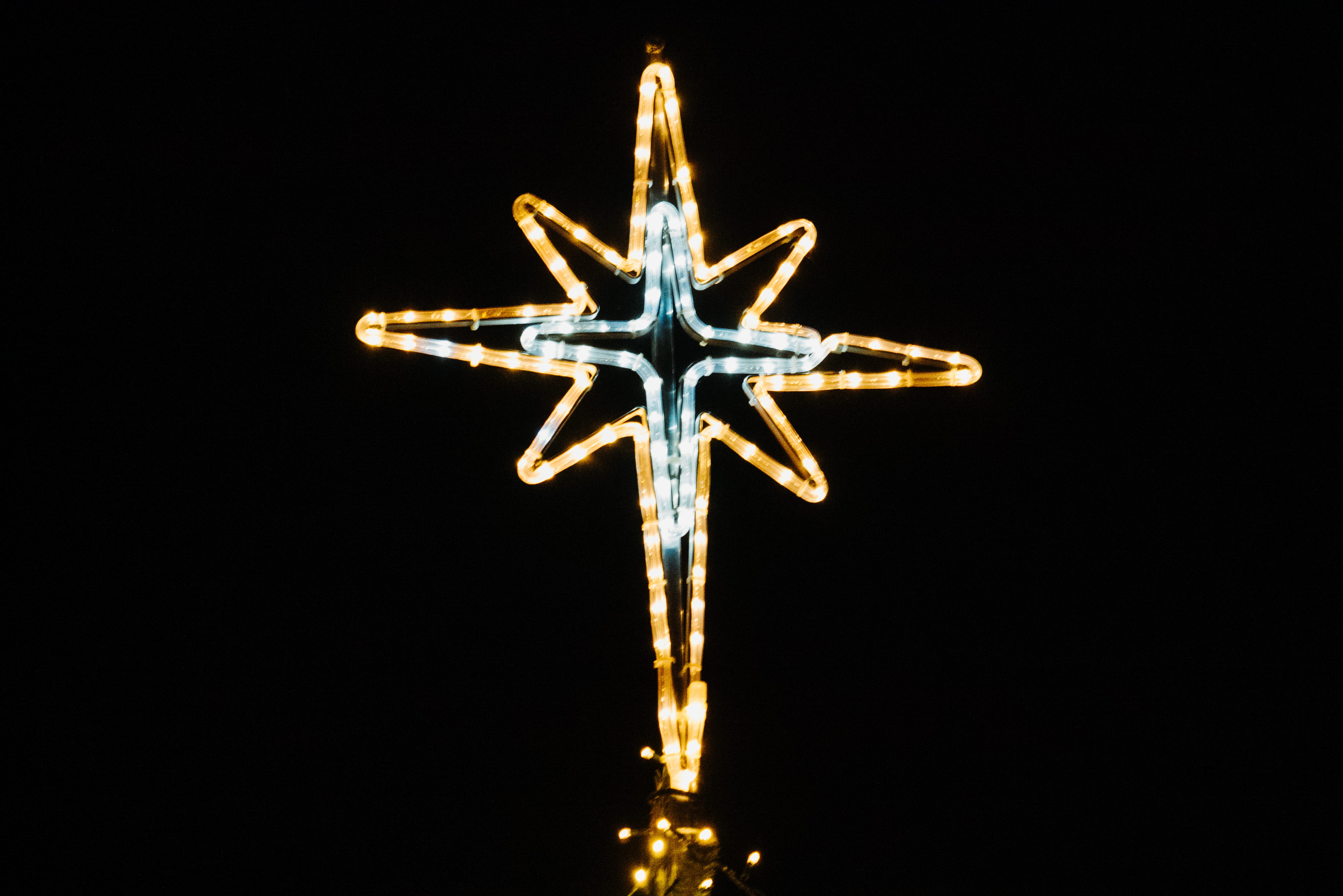 david, studio shot, religion, white, cross, holiday, yellow, led, gold, indoors, no people, night, single object, 4K, place of worship, illuminated, brown, HD Wallpaper