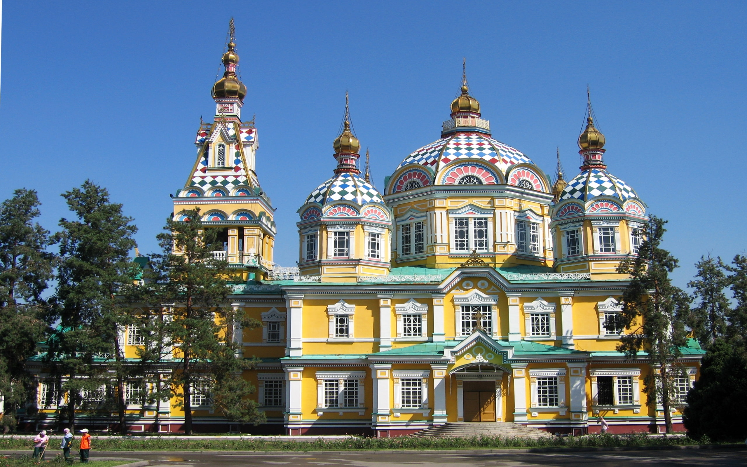 cathedral, kz, 2K, ascension, almaty, HD Wallpaper