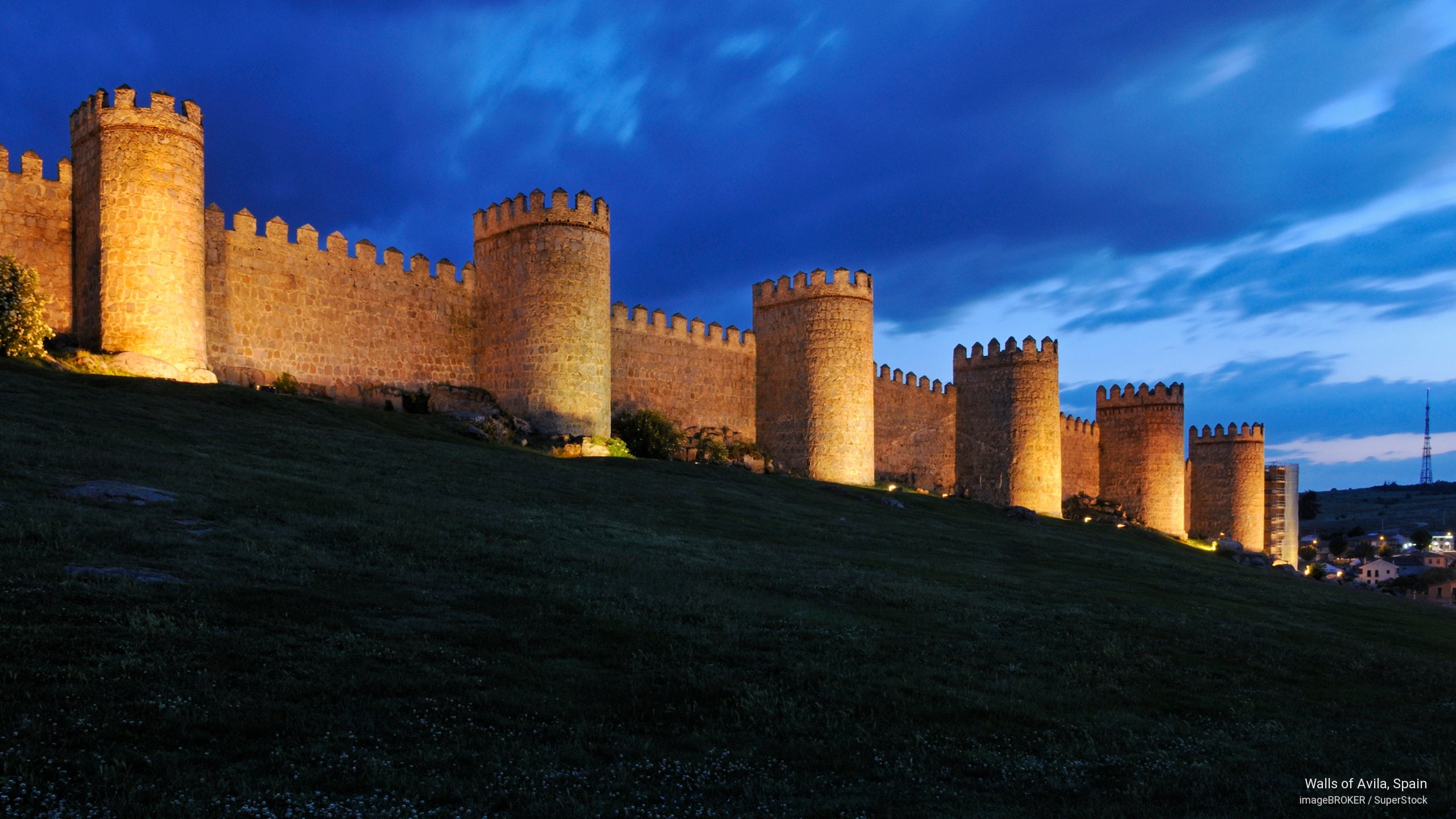 avila, walls, Architecture, spain, 2K, HD Wallpaper