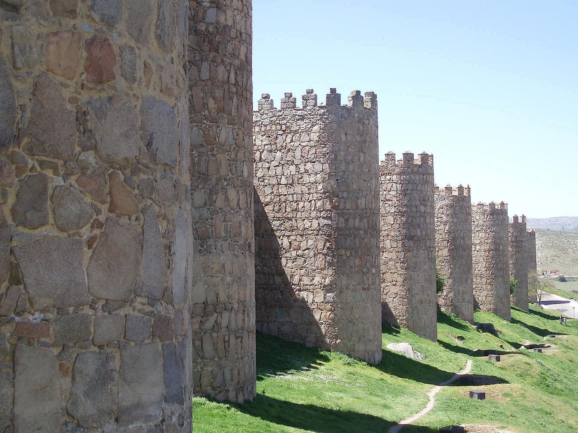 built structure, 1080P, wall, fort, sky, deterioration, tourism, spain, stone Material, history, nature, old, building exterior, architecture, castilla, HD Wallpaper