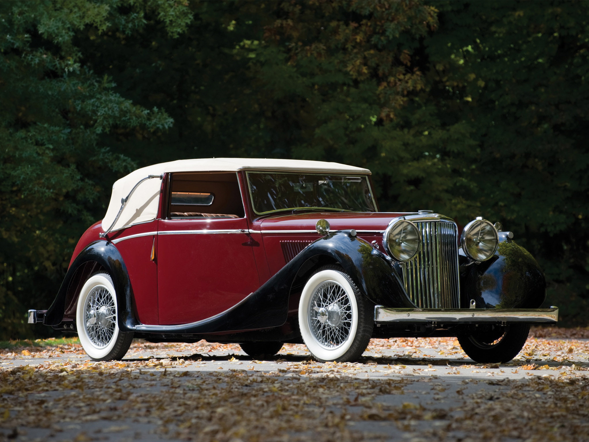 luxury, 1945, retro, 1080P, mark, drophead, coupe, jaguar, HD Wallpaper