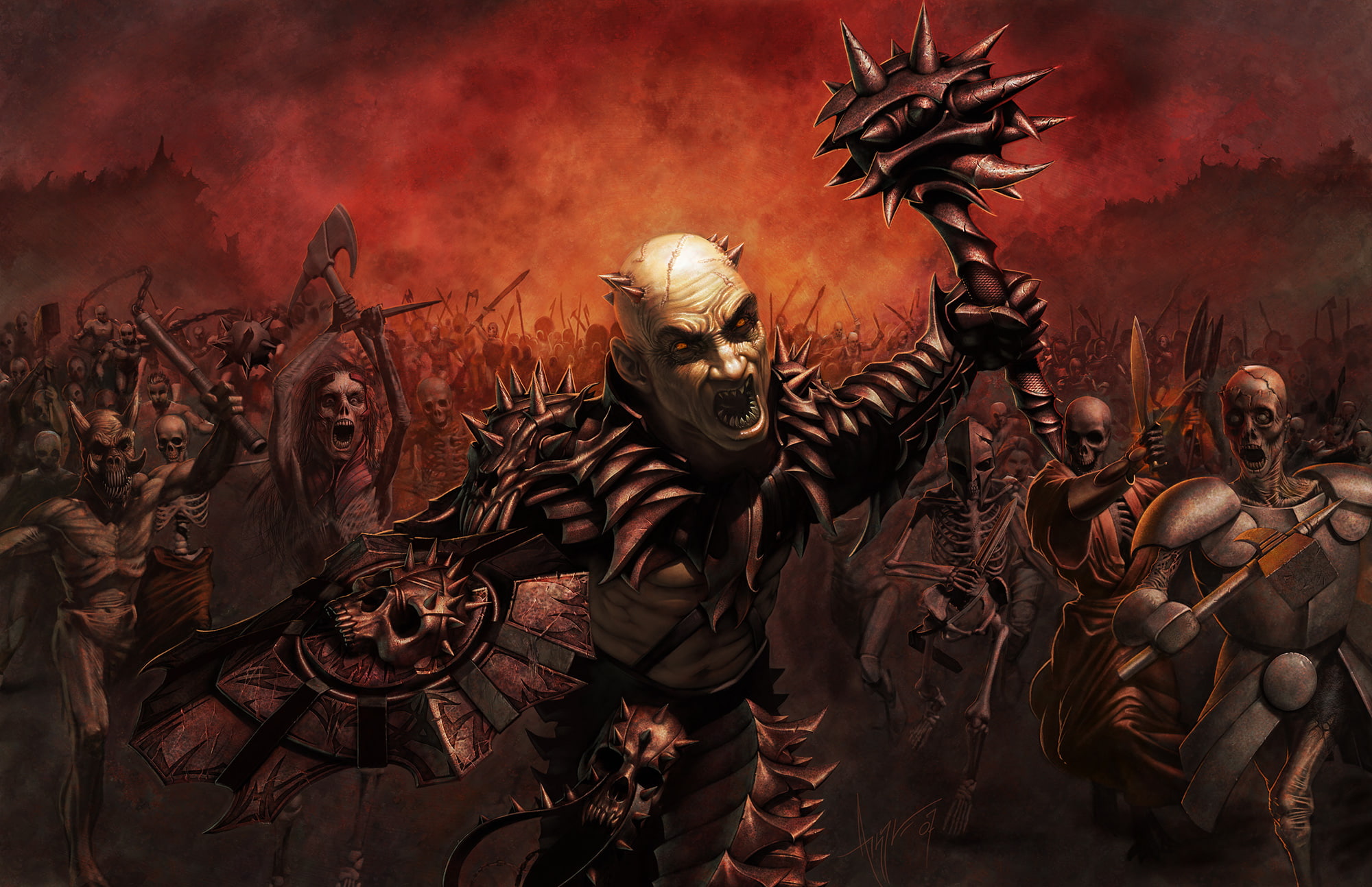 war, genocide, fantasy, hells, dead, 1080P, army, HD Wallpaper