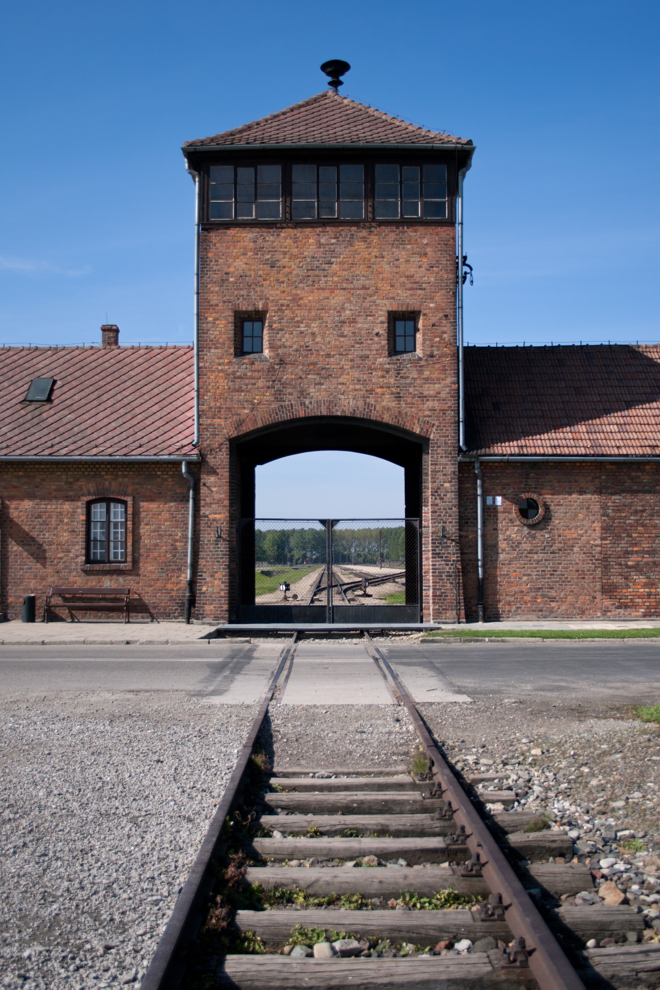 train, sky, station, direction, roof tile, blue, the way forward, city, rail transportation, outdoors, sunlight, day, poland, architecture, history, 2K, Phone HD Wallpaper