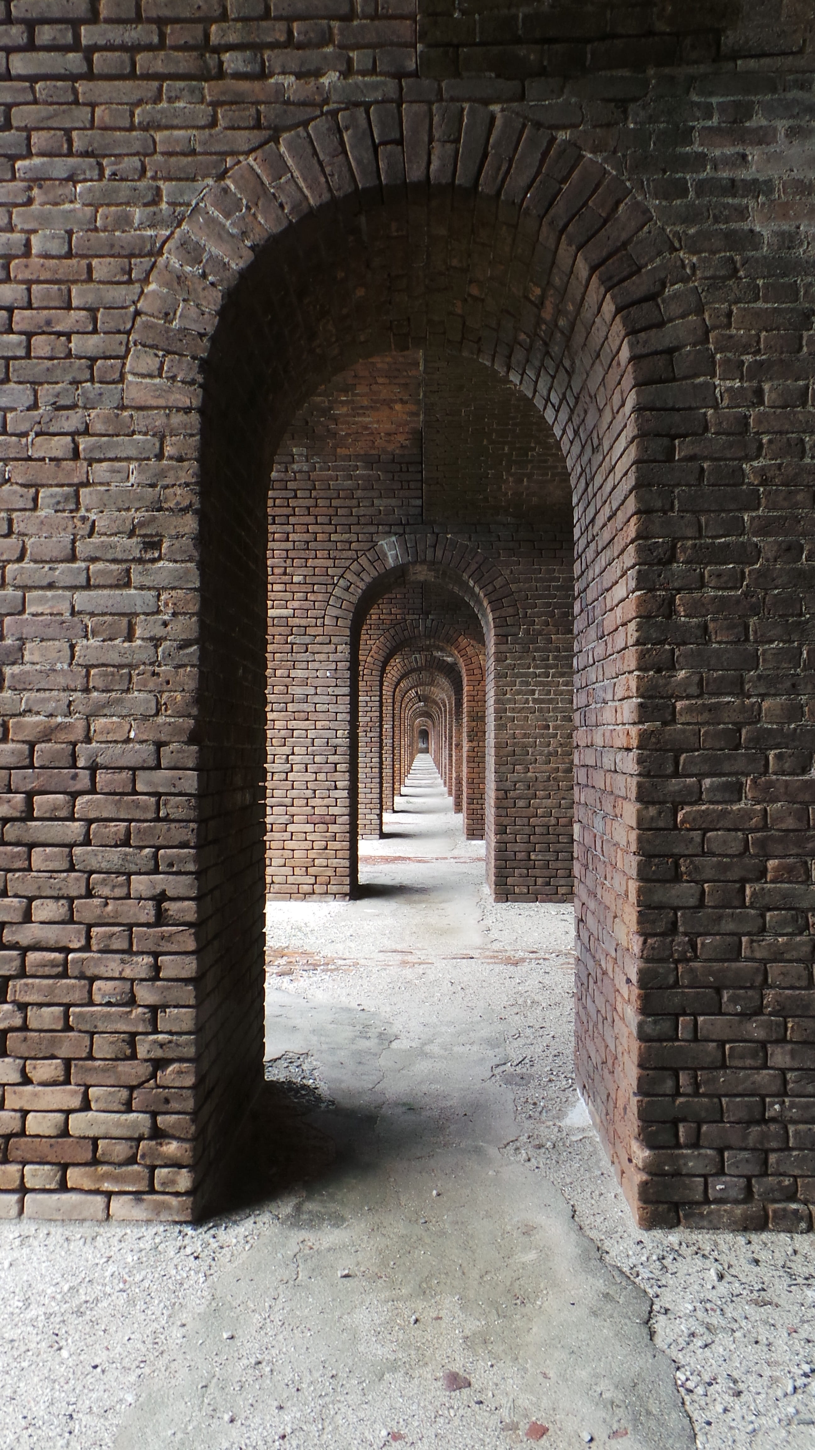 day, the past, brick wall, built structure, architecture, historical, brick, building exterior, stone wall, Ancient, history, castle, Tunnel, wall - building feature, Phone HD Wallpaper
