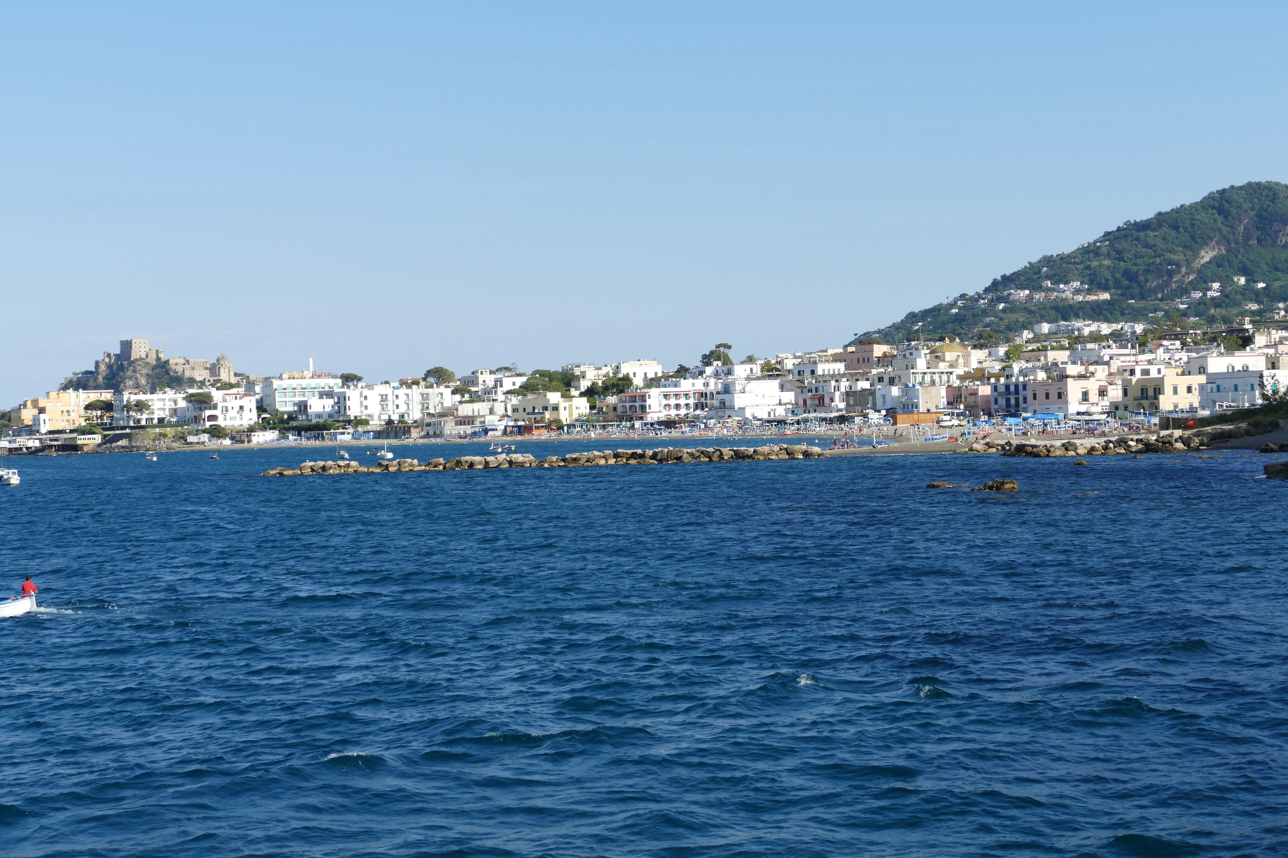 fortress, panorama, blue, adriatic sea, view, sky, castle, nature, cityscape, city, residential district, outlook, water, nautical vessel, no people, mountain, HD Wallpaper