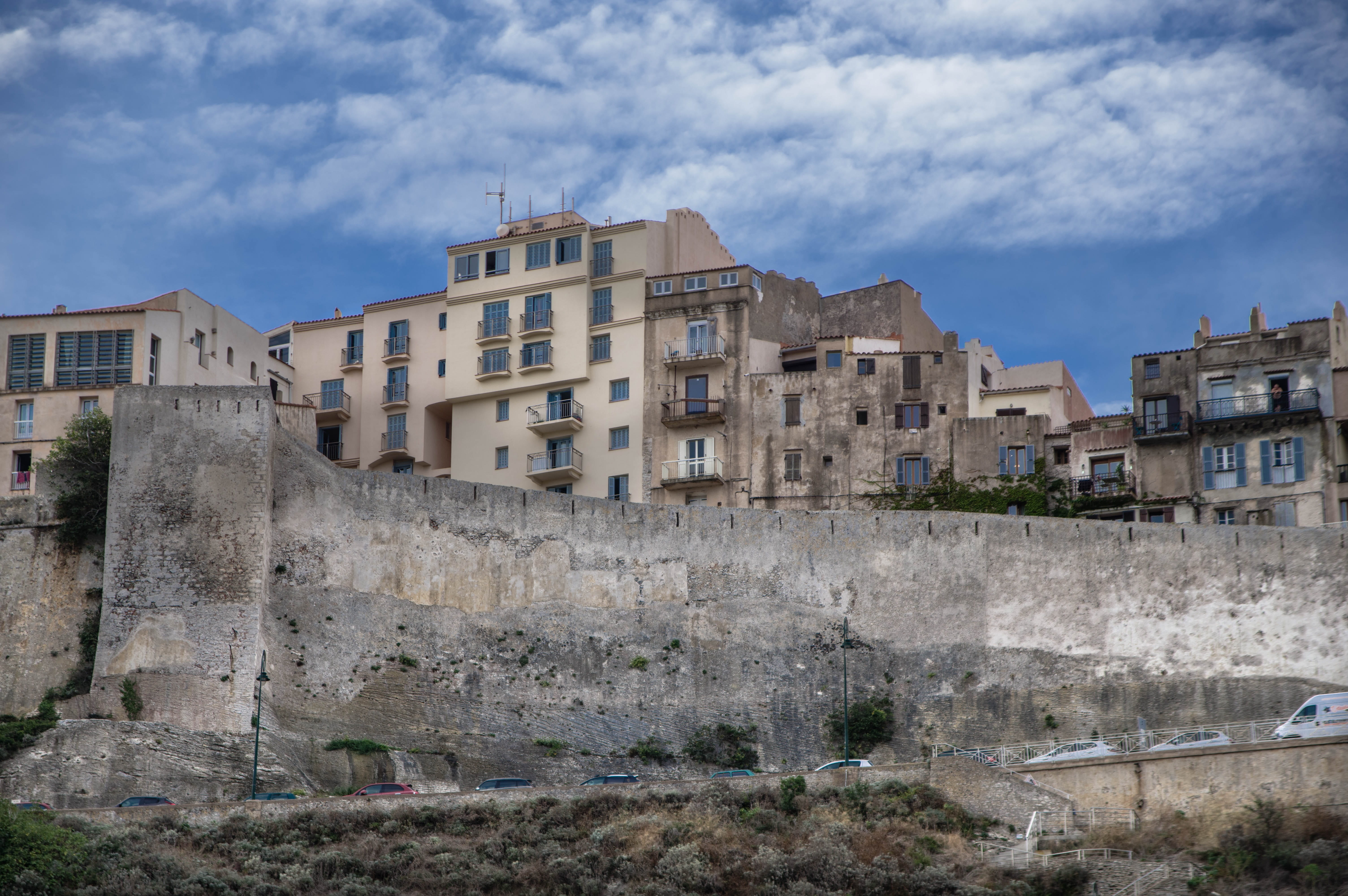 fortifications, corsican, bonifacio, 5K, ramparts, building, plant, nature, architecture, old town, the past, apartment, building exterior, land, outdoors, HD Wallpaper