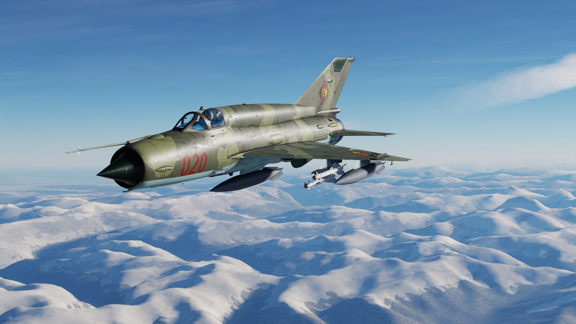 OKB MiG, MiG-21bis NPA of the GDR, 1080P, MiG-21bis, Frontline fighter, HD Wallpaper