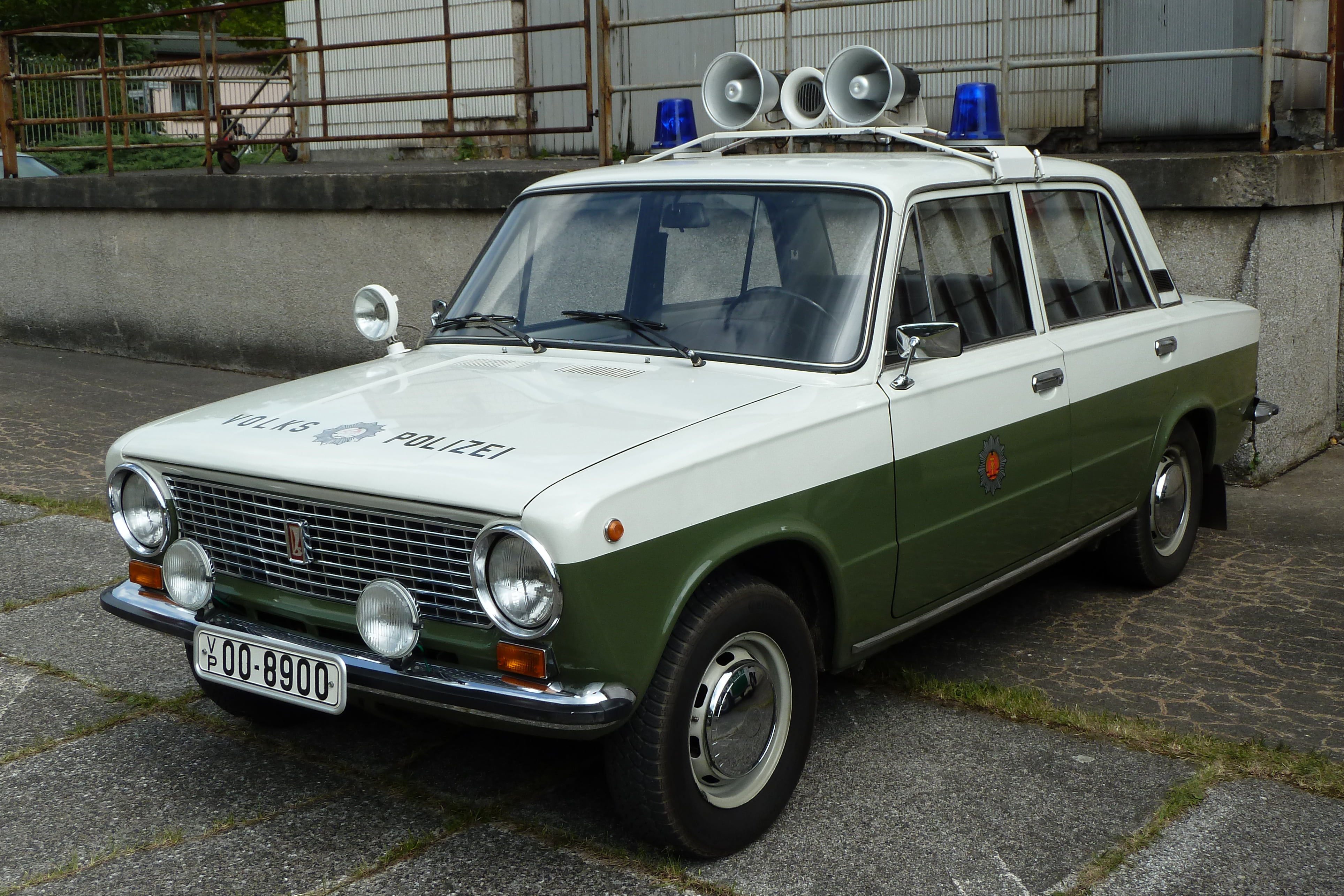 The peoples police, Lada 1200S, Police, VAZ, 4K, GDR, HD Wallpaper
