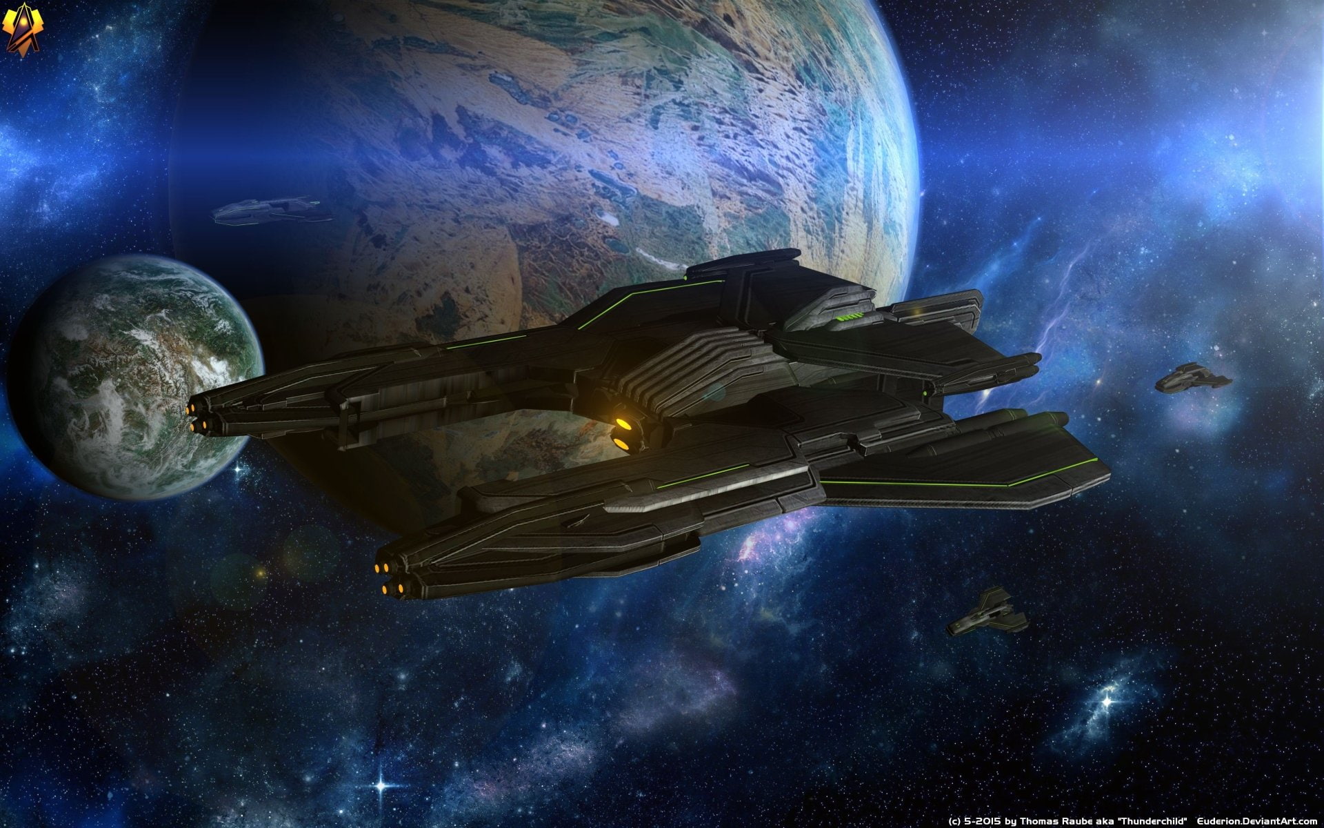 digital composite, sea, star - space, sphere, composite image, Starship, no people, star, 1080P, illuminated, globe - man made object, outdoors, sky, Spaceship, HD Wallpaper