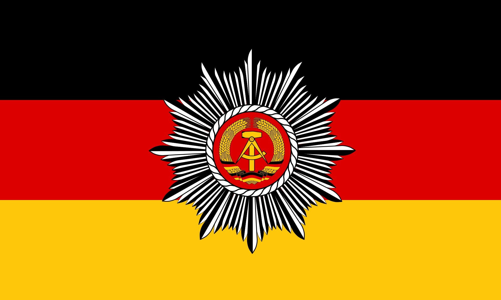 der, 2000px flagge, wasserschutzpolizei, ddr, 1080P, 1960 1990 svg, HD Wallpaper