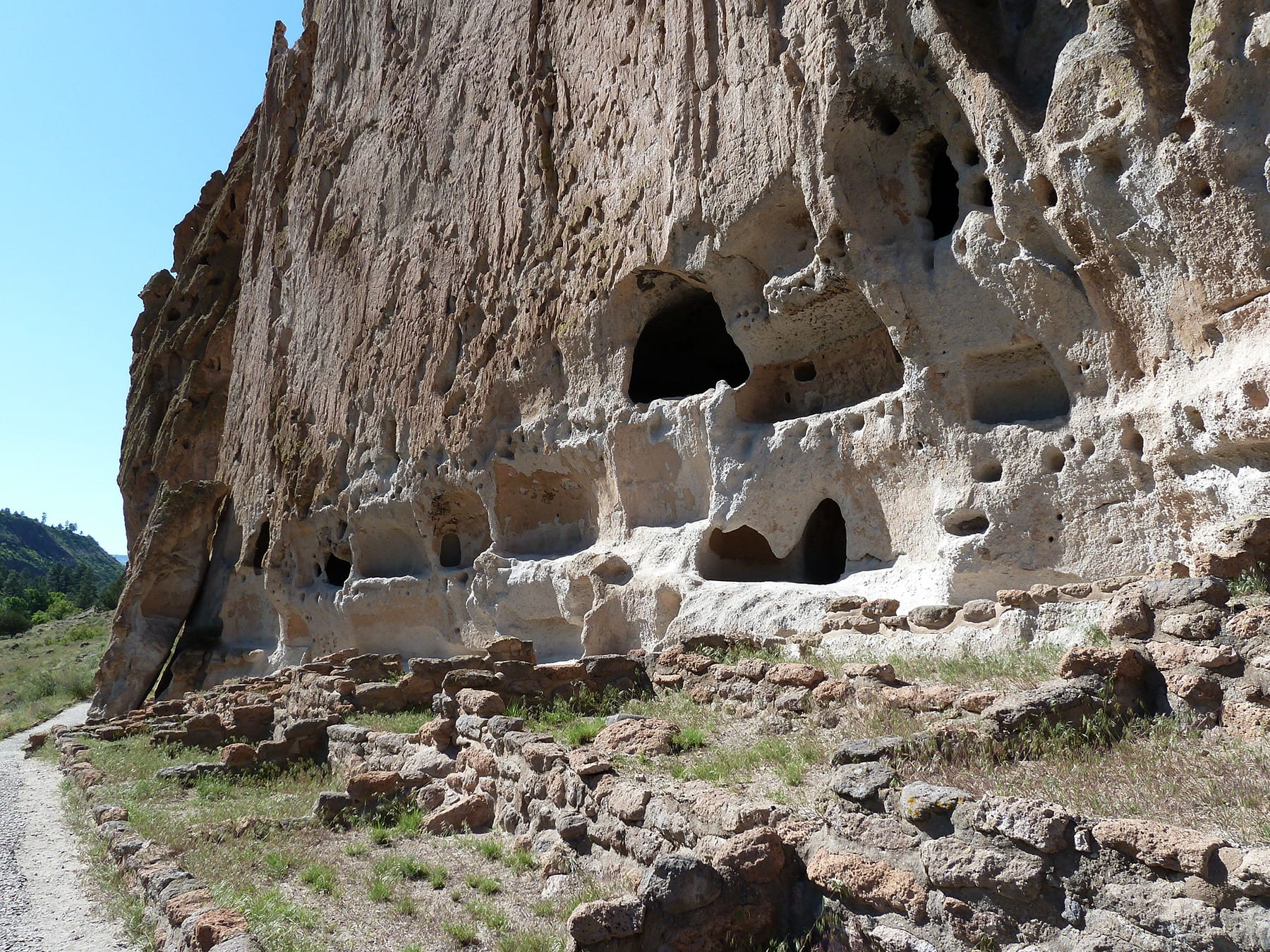 scenery, pueblo indian, sky, tourist attraction, native, no people, history, usa, rock, travel, rock formation, sunlight, damaged, day, low angle view, HD Wallpaper