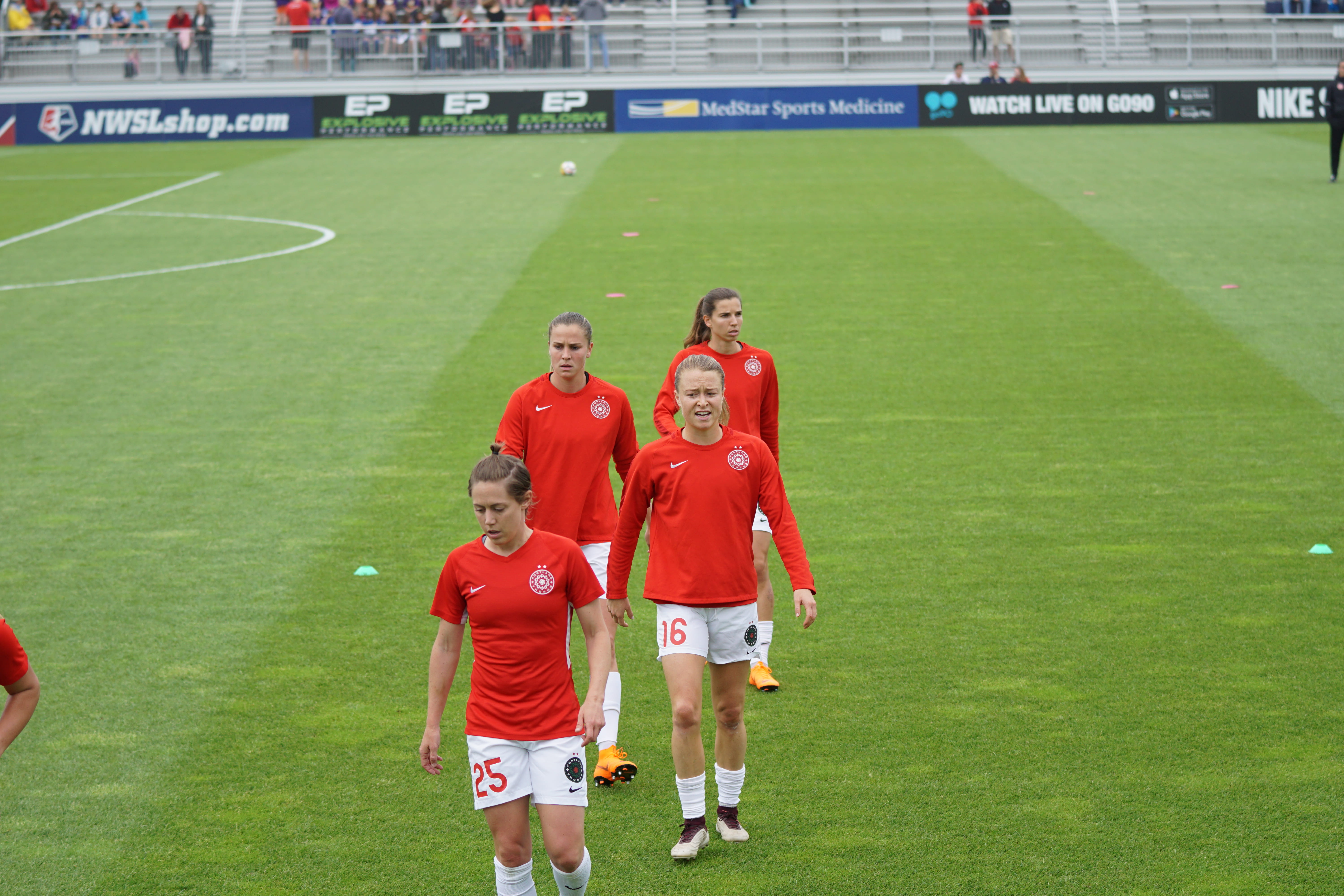 emily sonnett, nwsl, soccer, sport, boyds, megan klingenberg, sports uniform, grass, team sport, athlete, people, 5K, positive emotion, united states, HD Wallpaper
