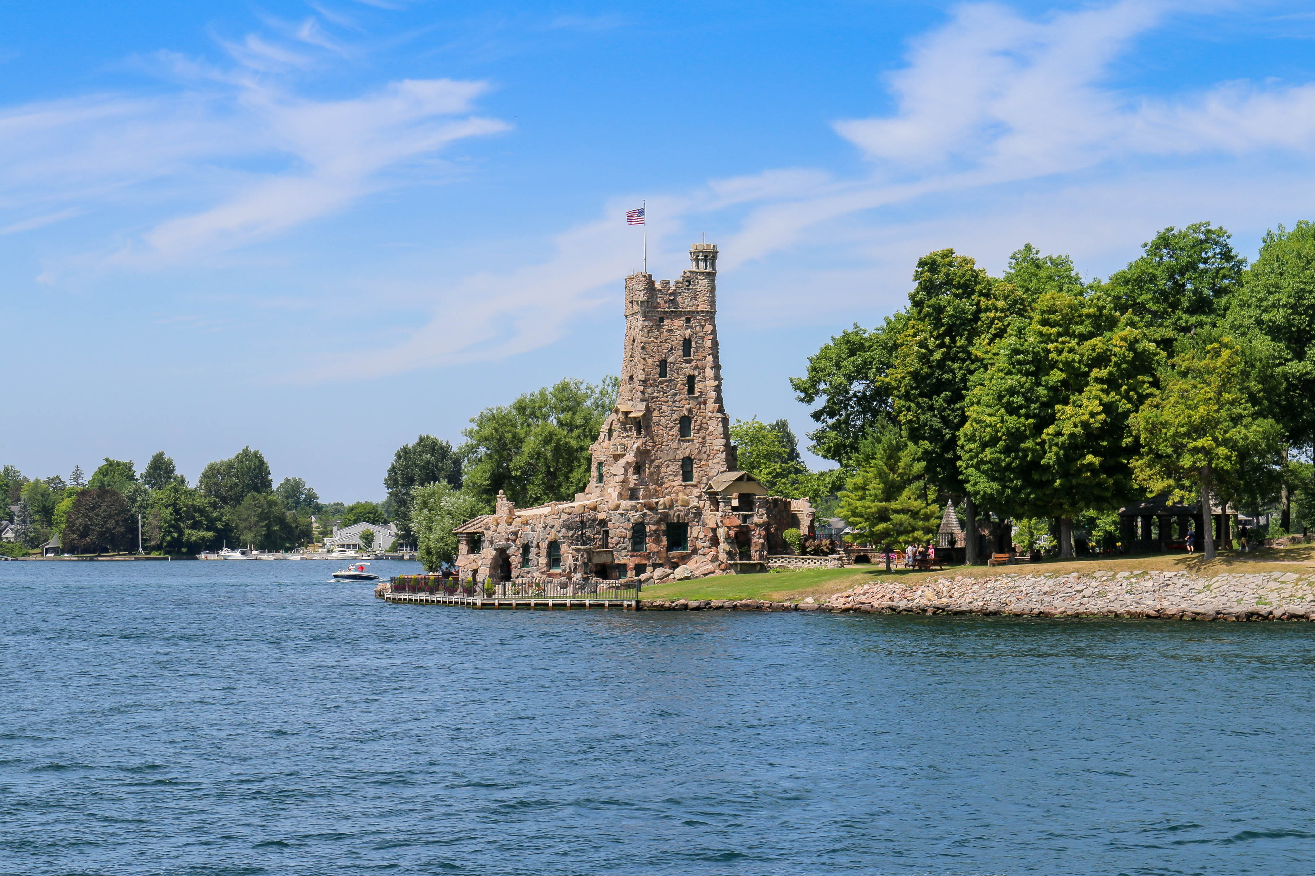 nature, water, landscape, waters, travel destinations, travel, national park, usa, building exterior, castle, thousand islands, history, houses, outdoors, HD Wallpaper