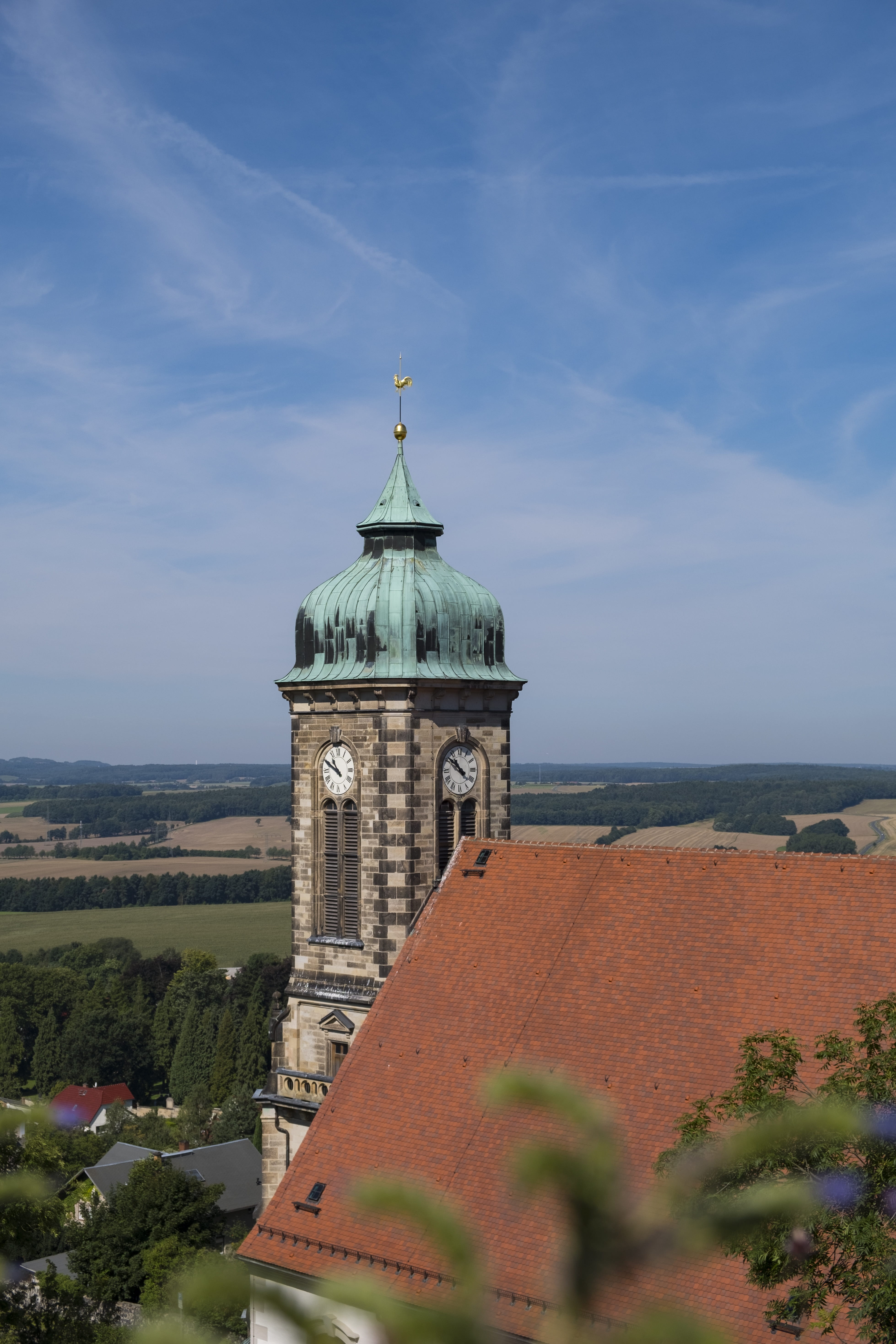 no people, religion, plant, sky, travel destinations, cloud - sky, outdoors, church, saxony, architecture, day, clock tower, germany, tower, the past, history, Phone HD Wallpaper