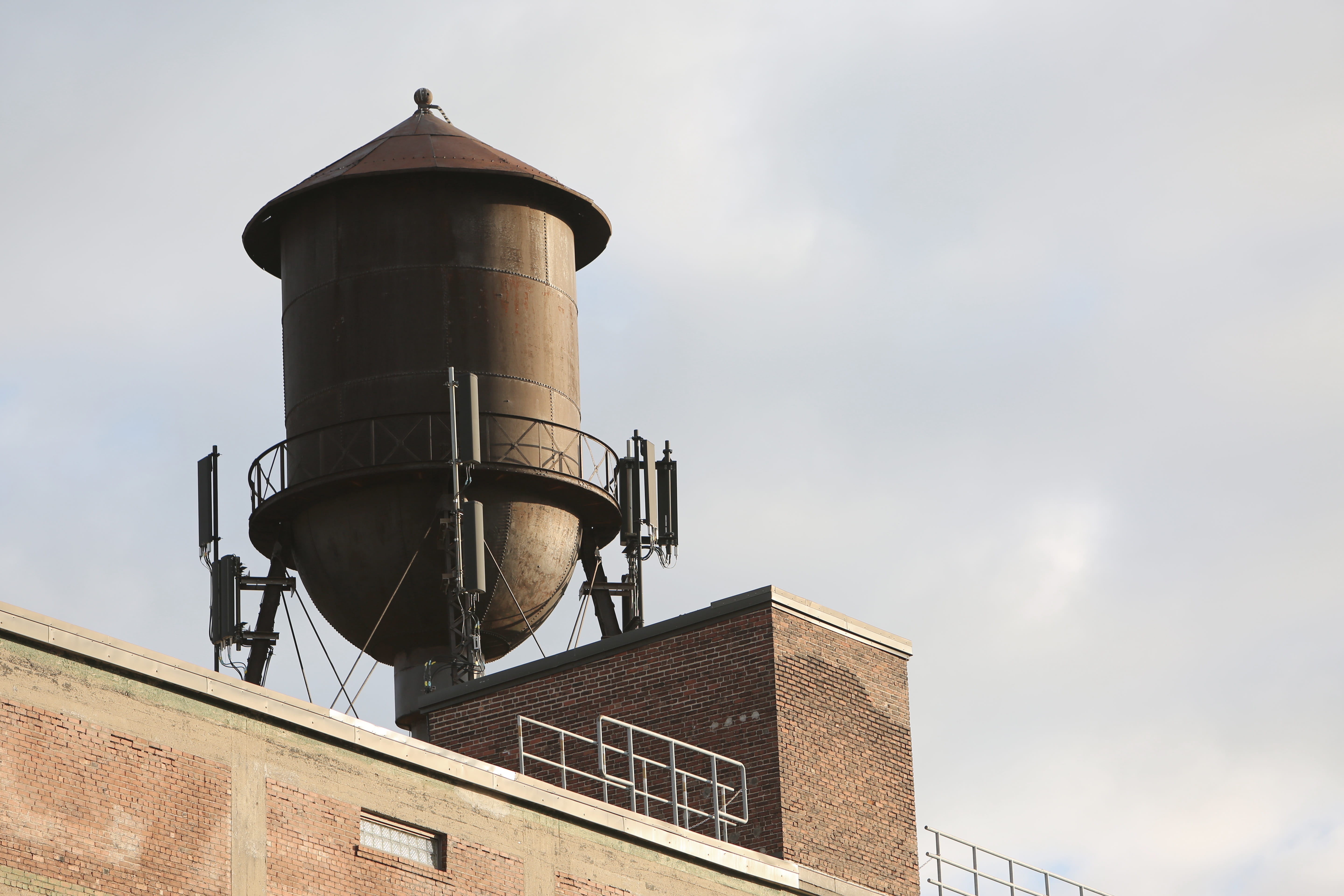 bricks, old, copy space, building, nature, built structure, no people, storage tank, building exterior, architecture, business, 5K, communication, low angle view, HD Wallpaper