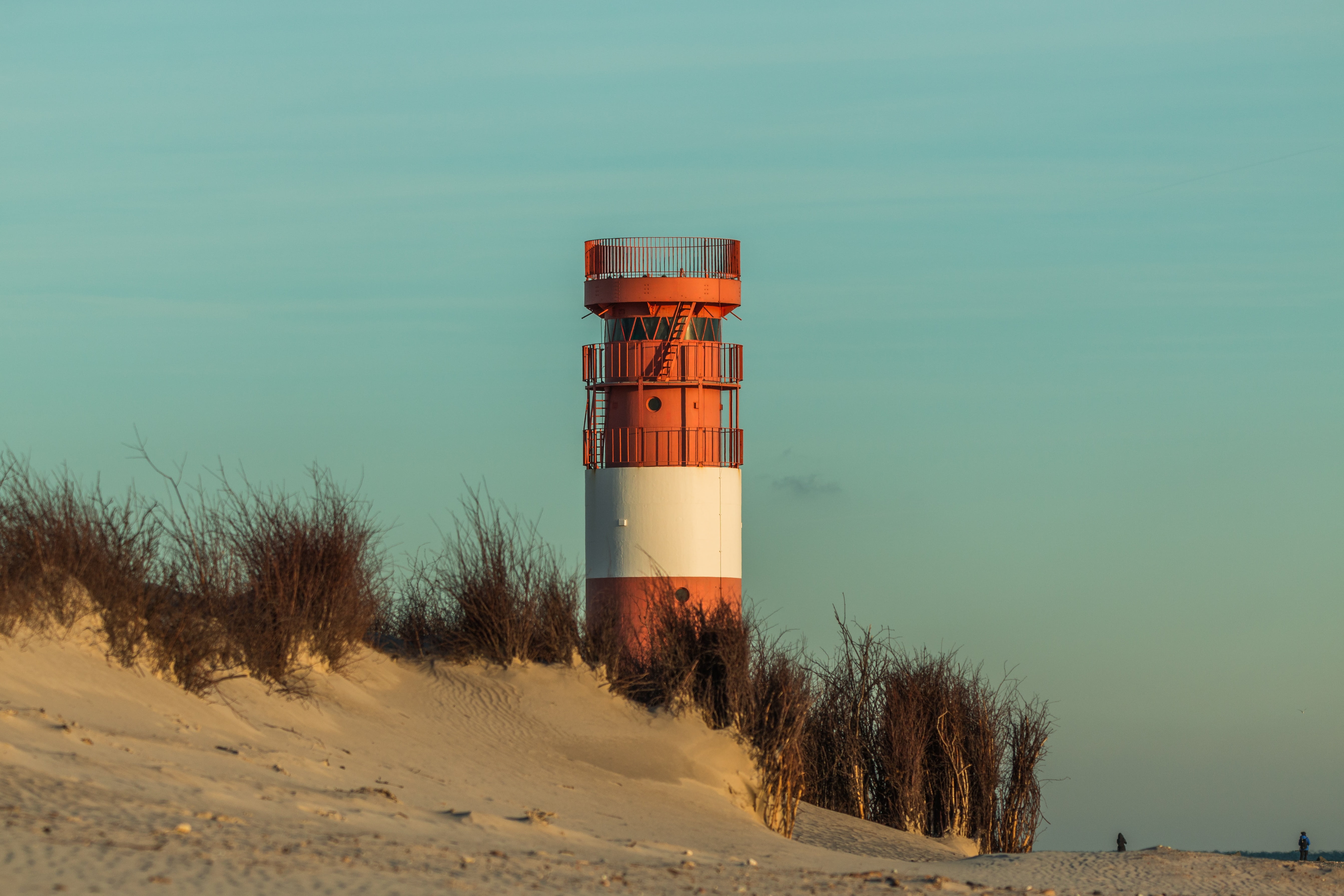 land, sky, safety, guidance, dune, blue, direction, built structure, building exterior, sand, security, water tower - storage tank, plant, no people, tower, HD Wallpaper