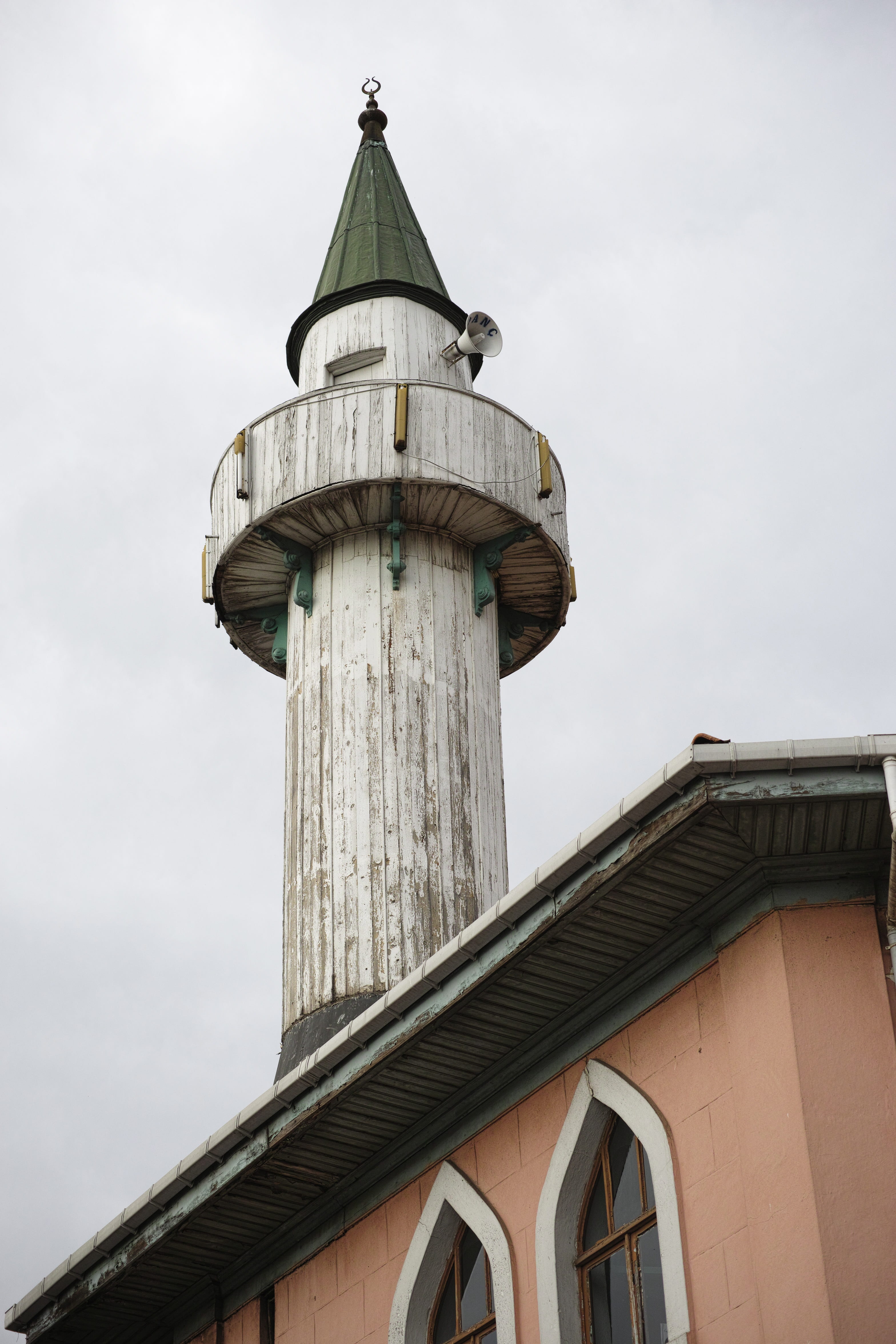 no people, prayer, built structure, history, water tower - storage tank, building, nature, cloud - sky, guidance, islam, outdoors, minaret, wood, old, tower, Phone HD Wallpaper