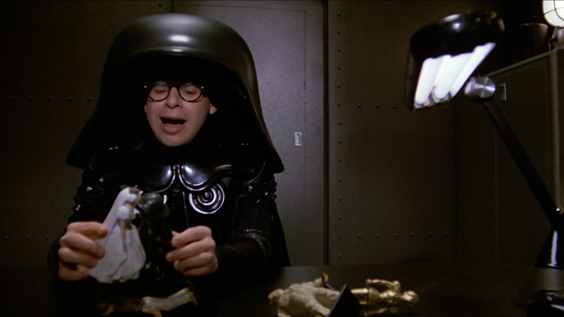 movies, indoors, holding, portrait, parody, fear, Spaceballs, one person, child, clothing, humor, emotion, offspring, childhood, waist up, front view, headshot, HD Wallpaper