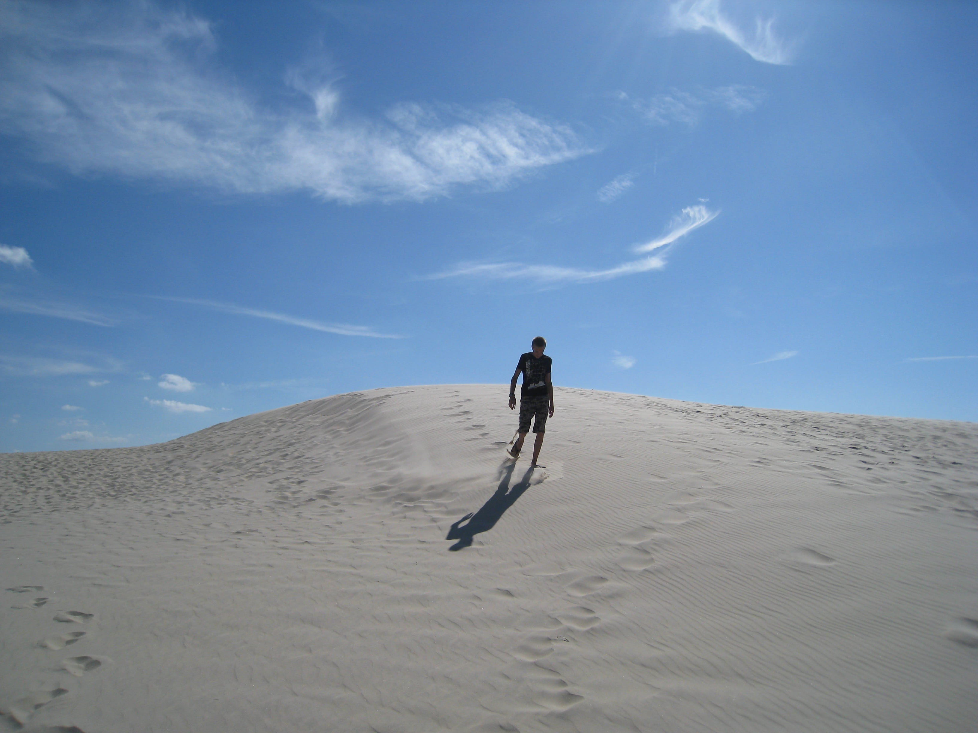 sand, nature conservation, panorama, climate, land, outdoors, leisure activity, sand dune, environment, desert, natural phenomenon, full length, Jutland, HD Wallpaper