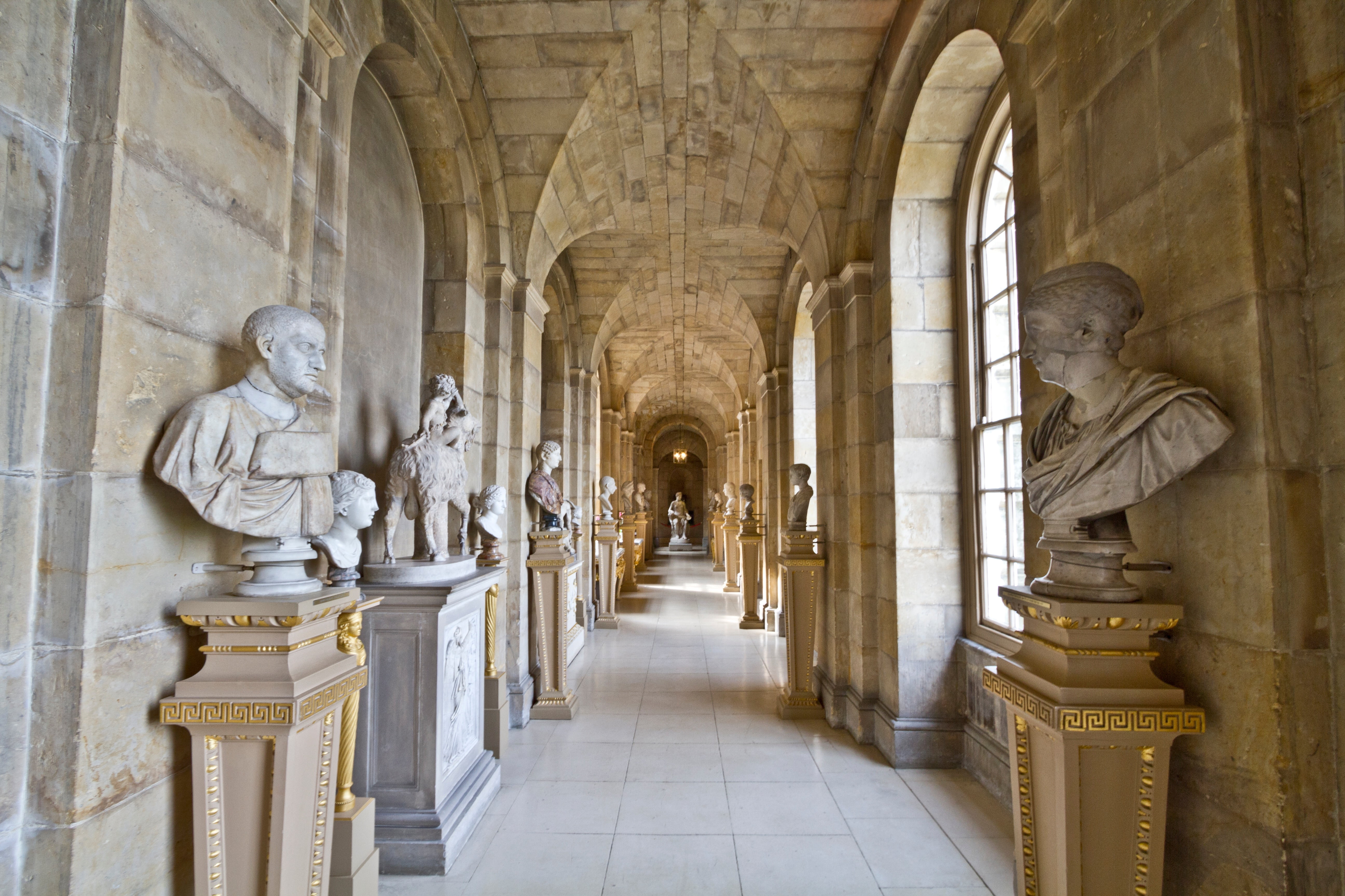 head, sculpture, indoors, stone material, lined, top, marble, ancient civilization, representation, belief, statue, floor, place of worship, hallway, human representation, HD Wallpaper