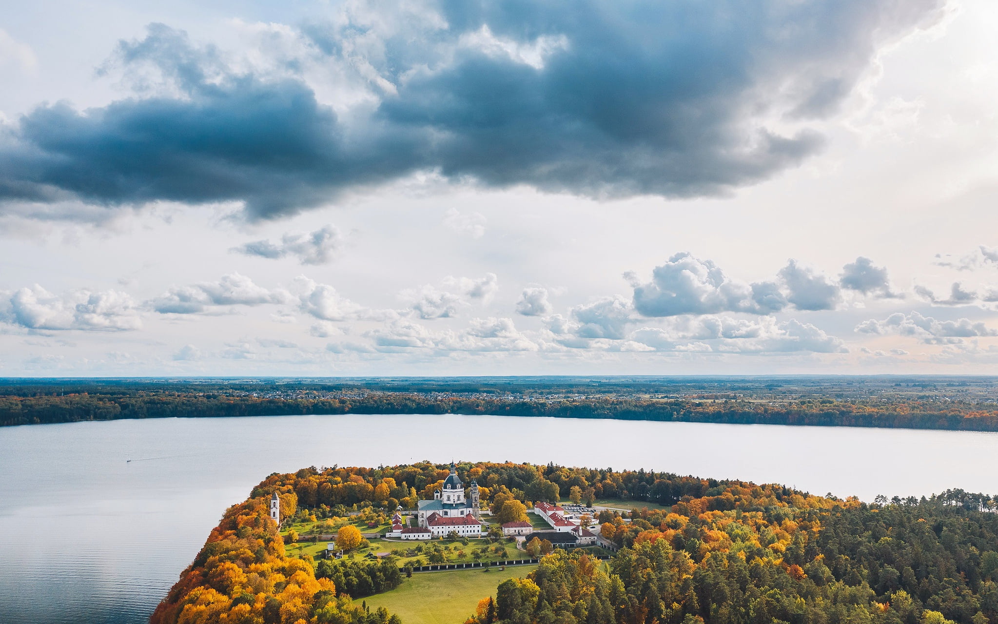 Kaunas, Pažaislis monastery, 1080P, Lithuania, HD Wallpaper