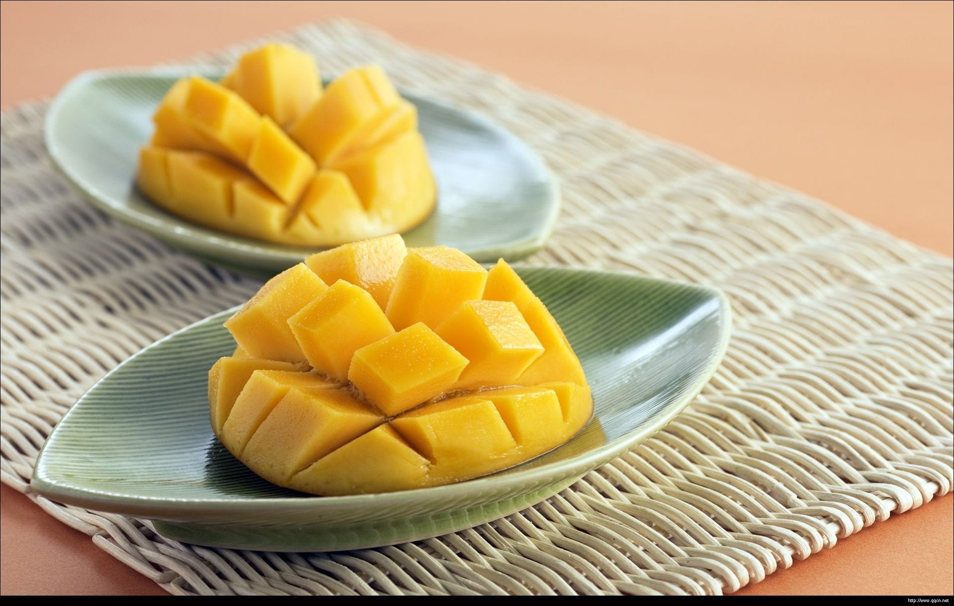 Fruit, healthy eating, plate, place setting, slices, wellbeing, bowls, food and drink, studio shot, freshness, slice, papaya, fruit salad, indoors, Hd, HD Wallpaper