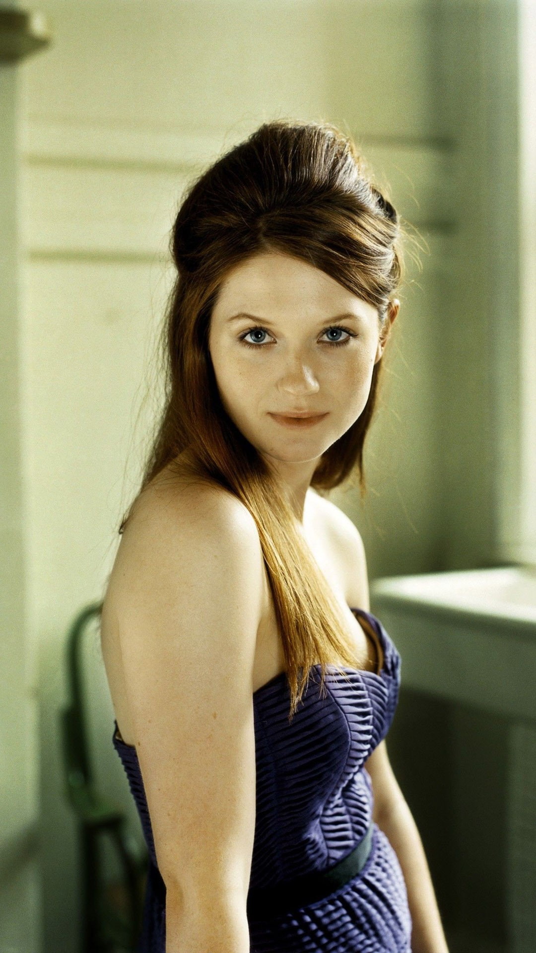 1080P, bonnie wright, Phone HD Wallpaper