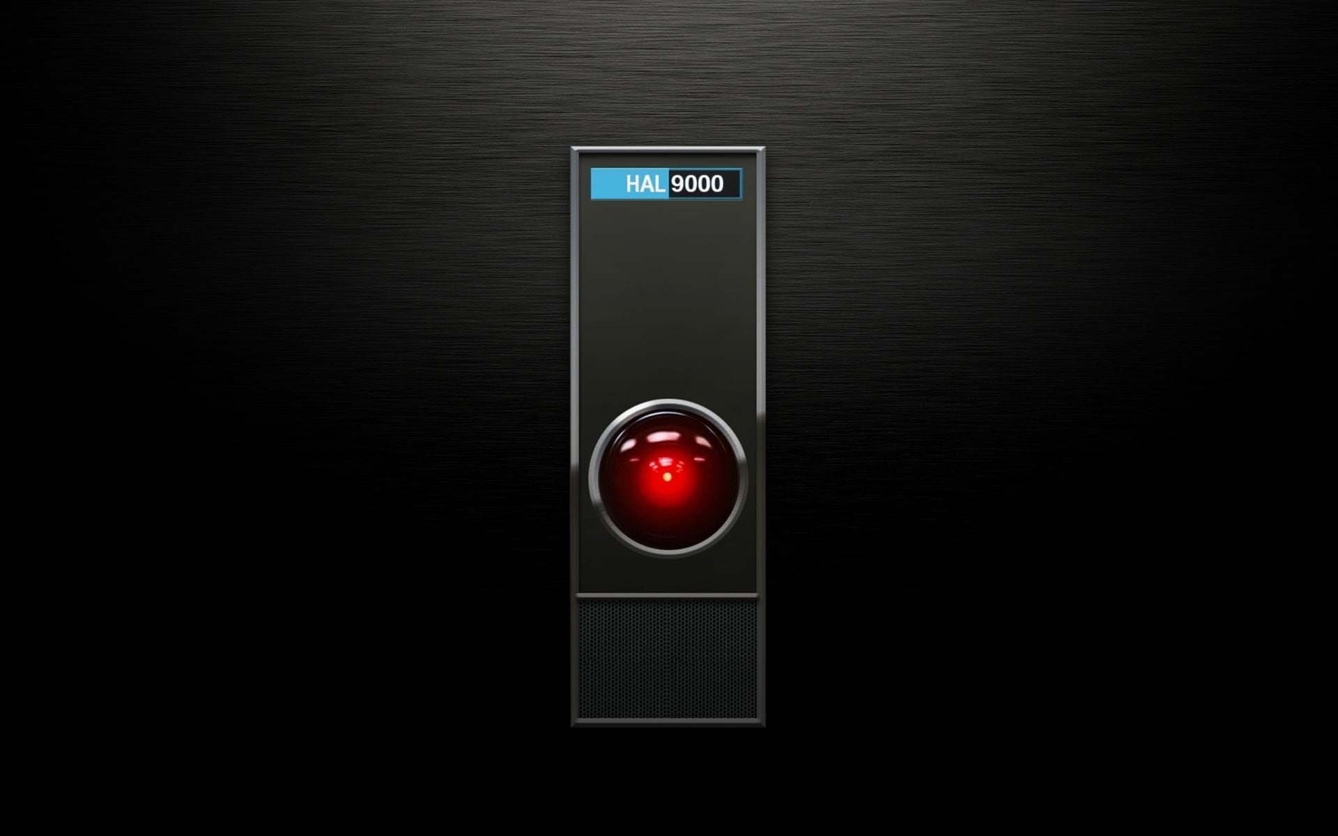 equipment, computer icon, technology, 2001: A Space Odyssey, communication, black background, electrical equipment, studio shot, red light, illuminated, HD Wallpaper