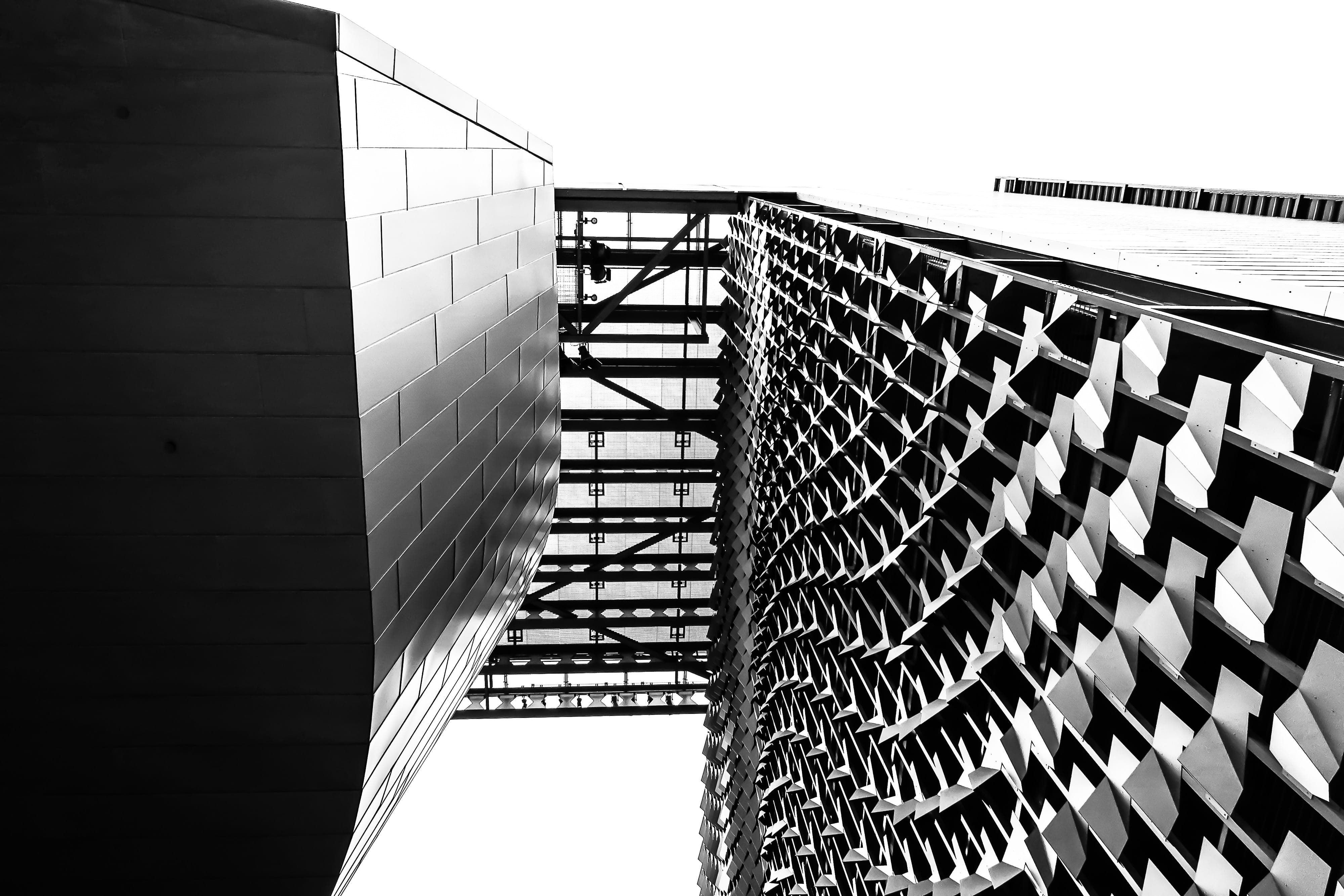 united states, bridge, repitition, los angeles, city, urban, design, nature, symmetry, spiral, office, sky, tall - high, cities, landscape, HD Wallpaper