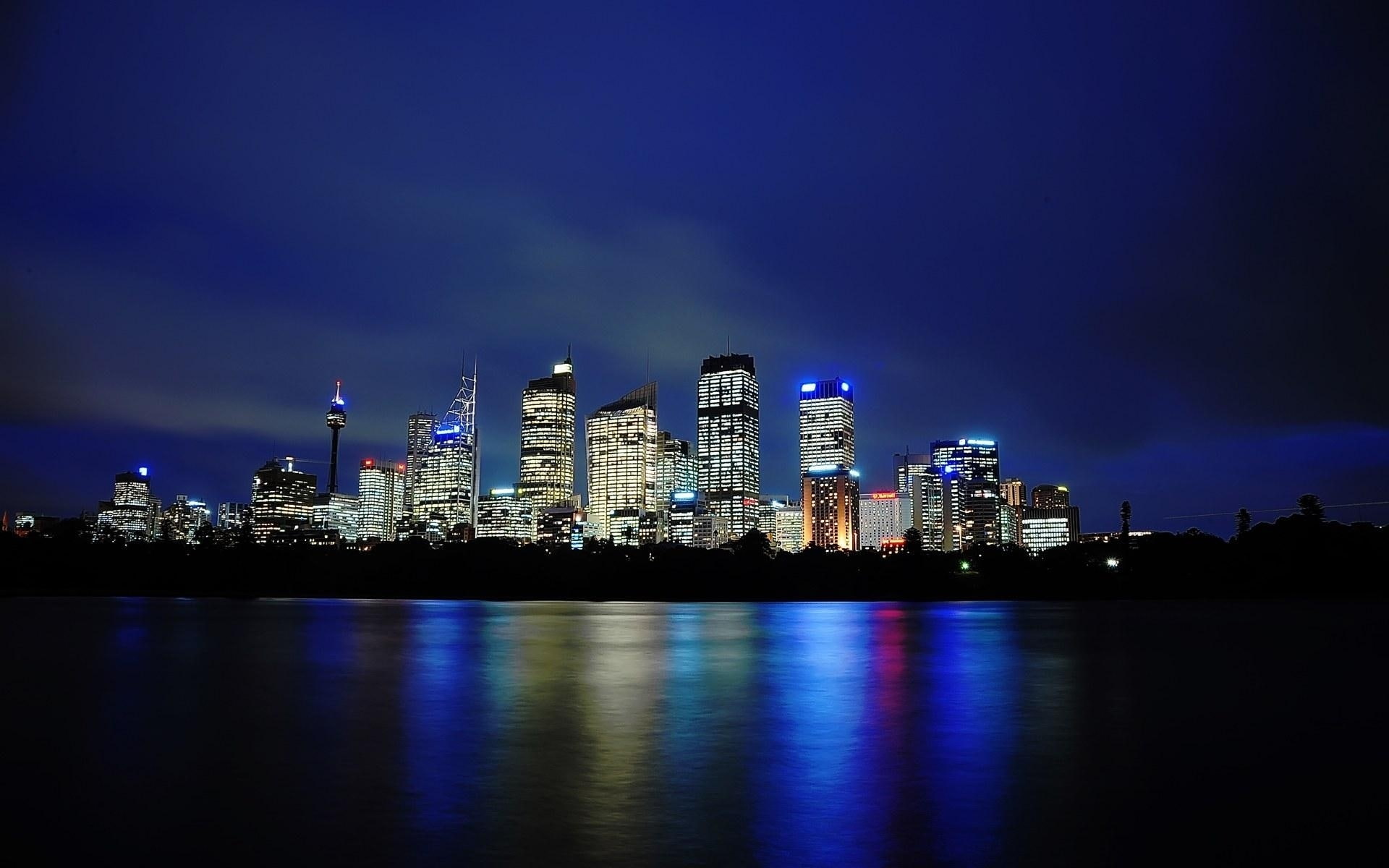 reflections, 1080P, sydney, silky, picture, HD Wallpaper