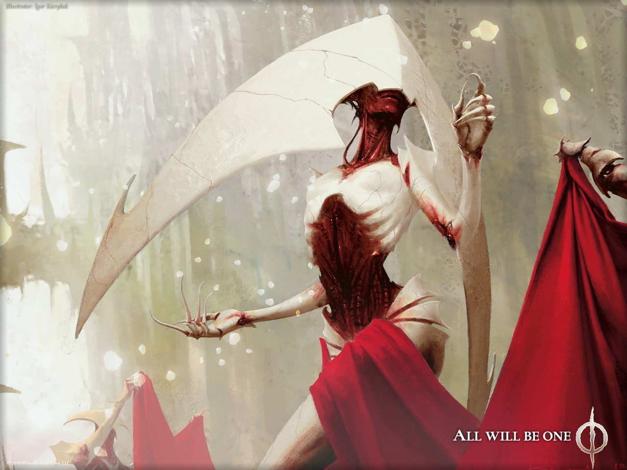 720P, fantasy art, Gamer, Magic: The Gathering, creature, dark fantasy, HD Wallpaper