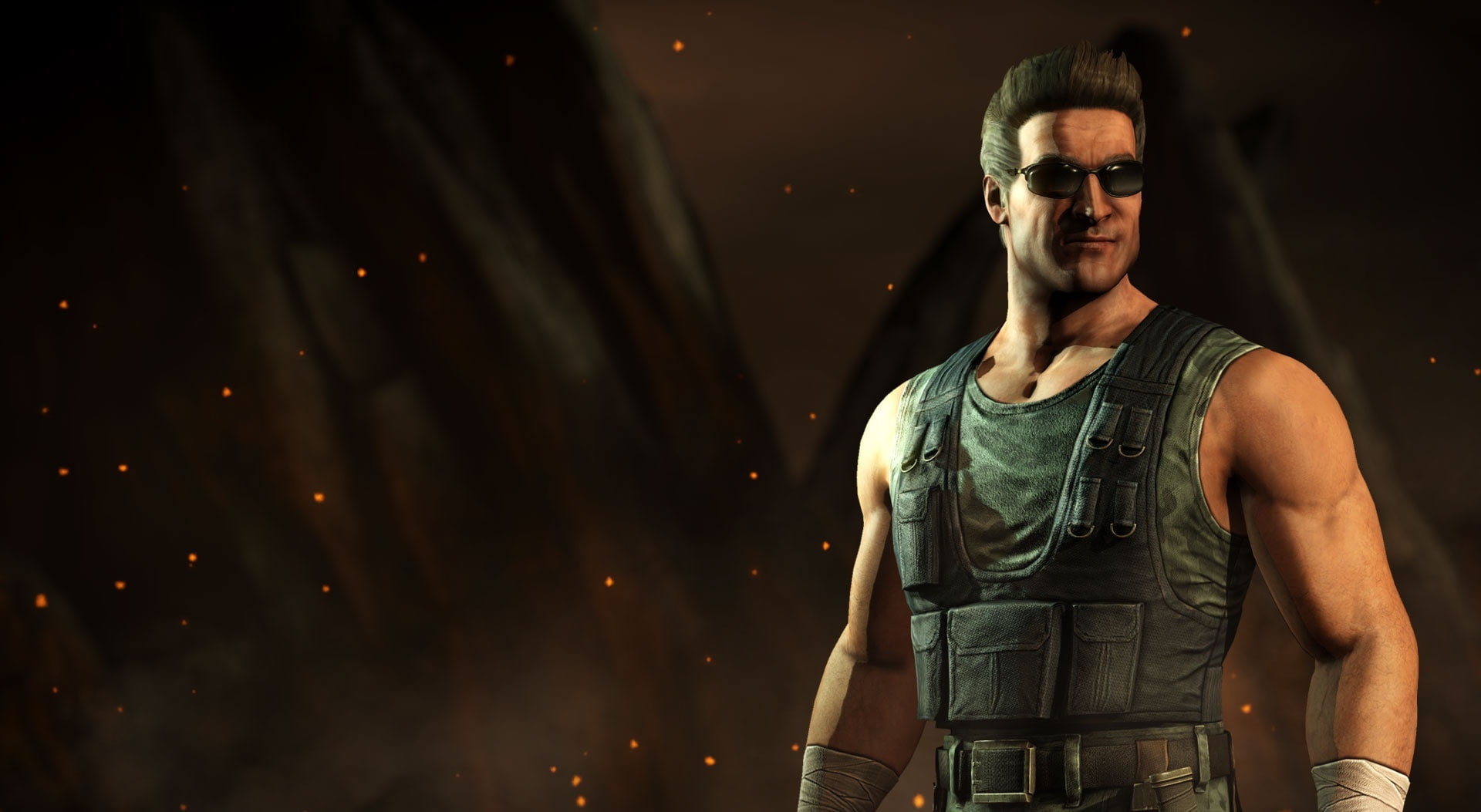 young men, Games, mid adult, Mortal, leisure activity, night, sunglasses, one person, young adult, real people, Kombat, waist up, glasses, looking away, HD Wallpaper
