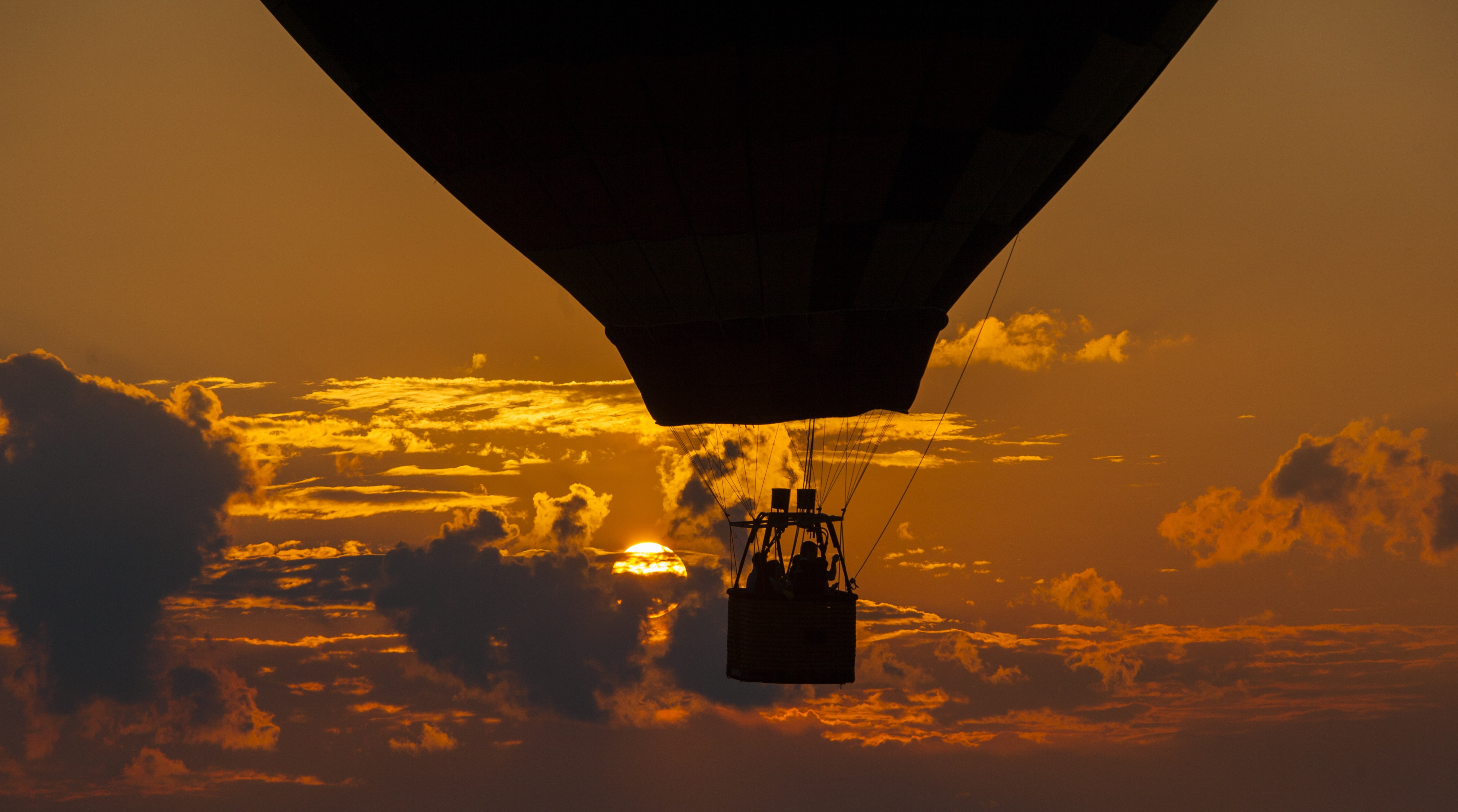 water, Balloons, bridge - man made structure, newjersey, mode of transportation, quickcheck, outdoors, 5K, Nature, readington, hot, built structure, bridge, HD Wallpaper
