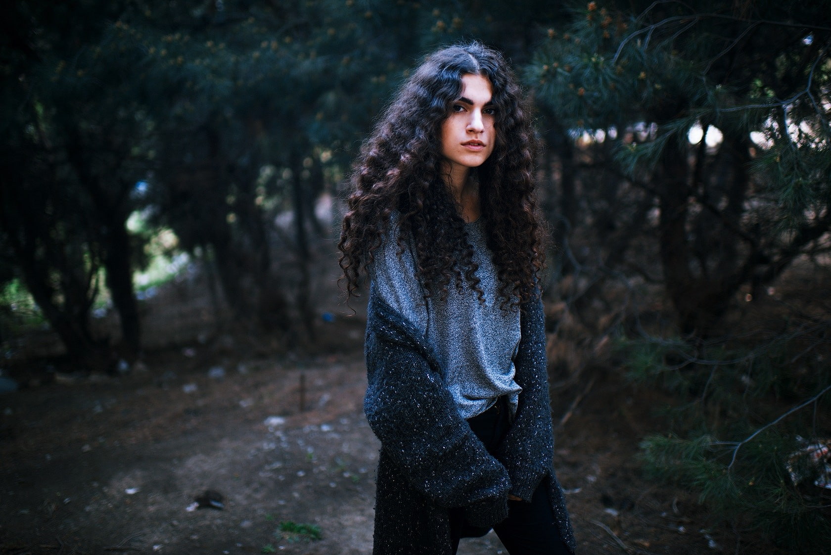 long hair, model, 500px, women outdoors, curly hair, outdoors, Marat Safin, women, 720P, HD Wallpaper