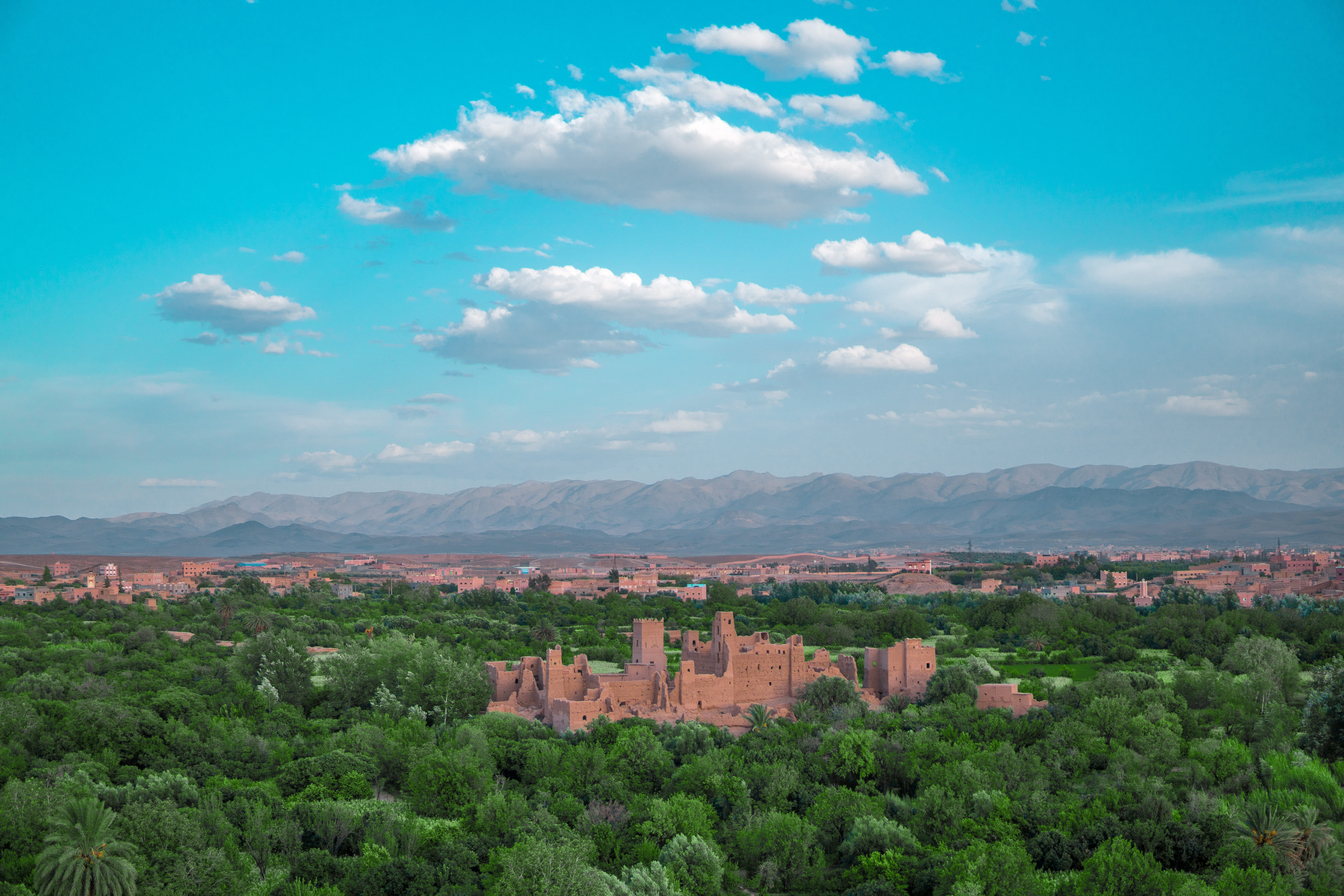growth, environment, nature, a6300, trees, landscape, outdoors, beauty in nature, mgouna, mountain, plant, sky, 5K, sigma, kalaat mand#x27;gouna, building exterior, HD Wallpaper