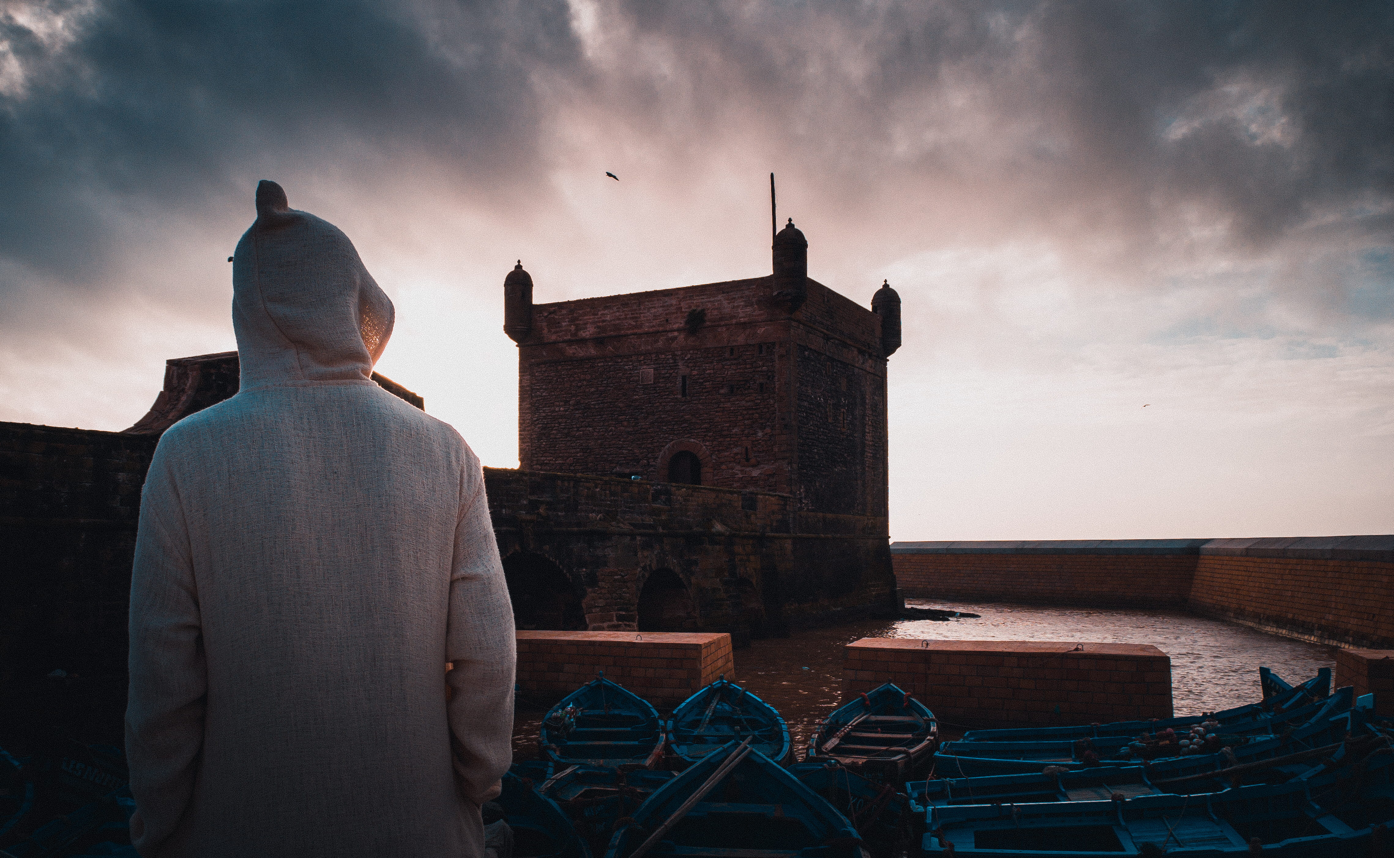 assassin creed, rear view, 4K, cloud - sky, boat, travel destinations, the past, sea, shadows, sunset, building exterior, atlantic, nautical vessel, HD Wallpaper