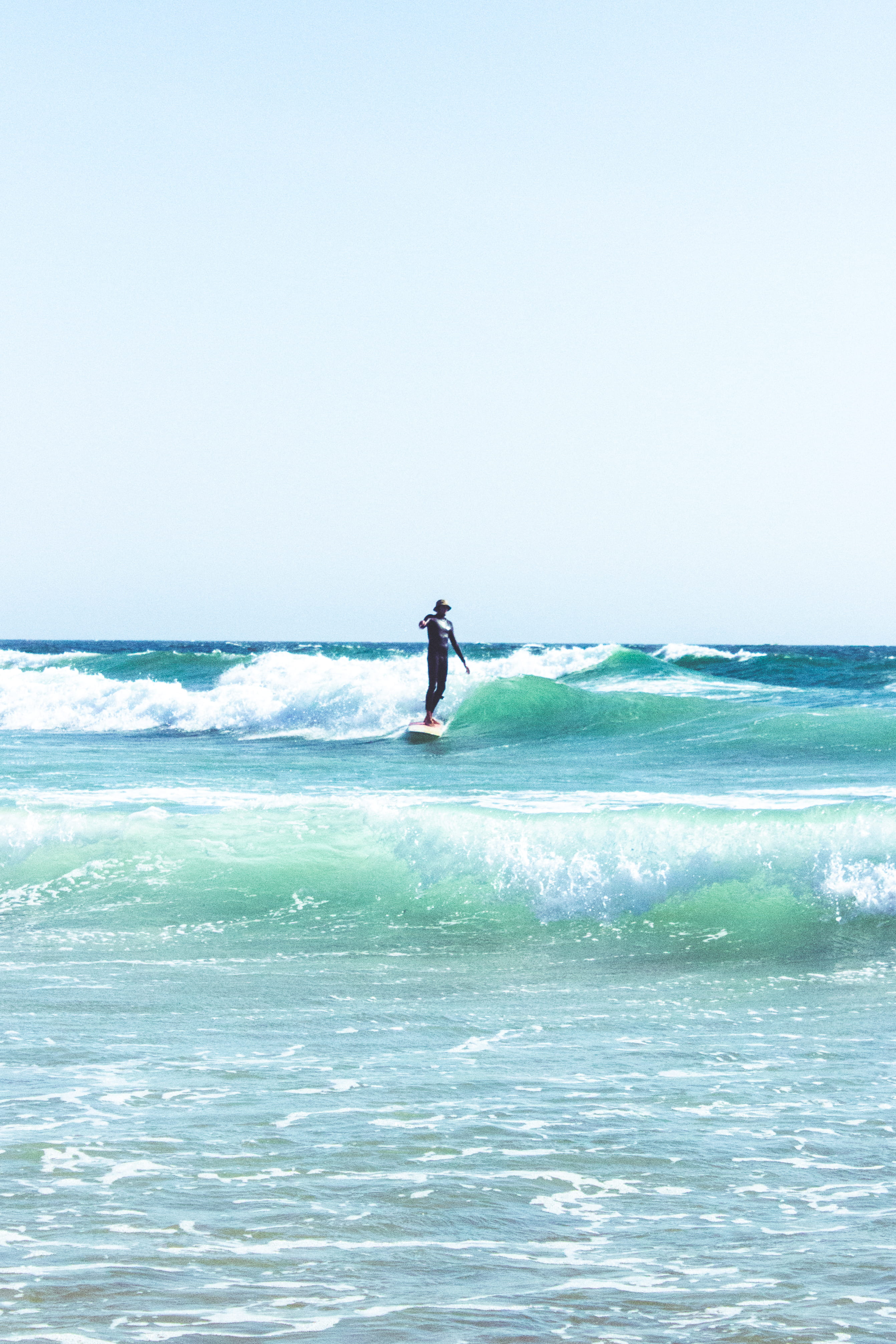 morocco, tamraght, adventure, freedom, greenwaves, surfer, sport, skill, surfday, ondas, sky, lifestyles, olas, surfdays, day, horizon, motion, aquatic sport, Phone HD Wallpaper