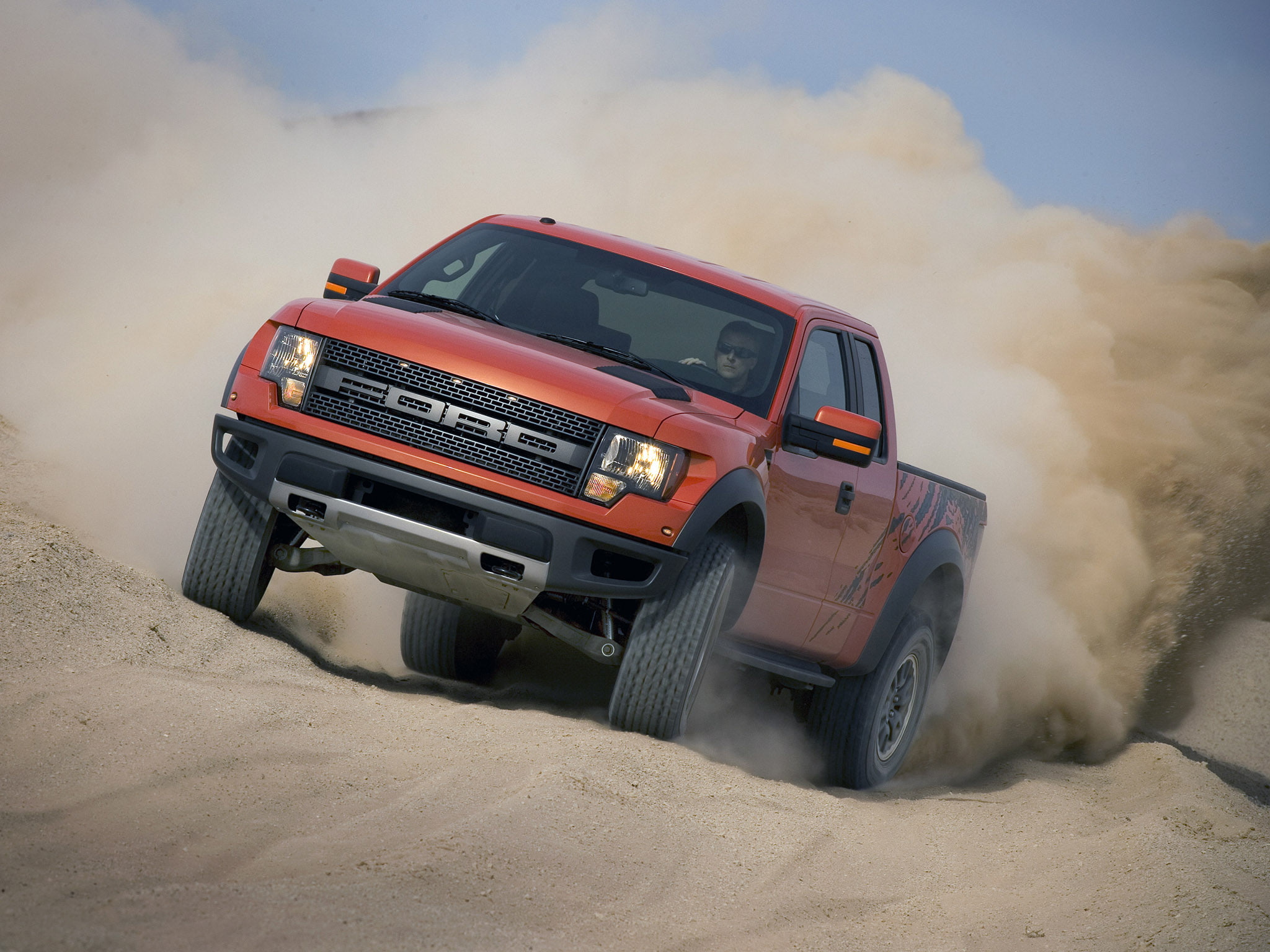 raptor, burnout, ford, 4x4, 2008, offroad, truck, svt, f 150, 1080P, HD Wallpaper