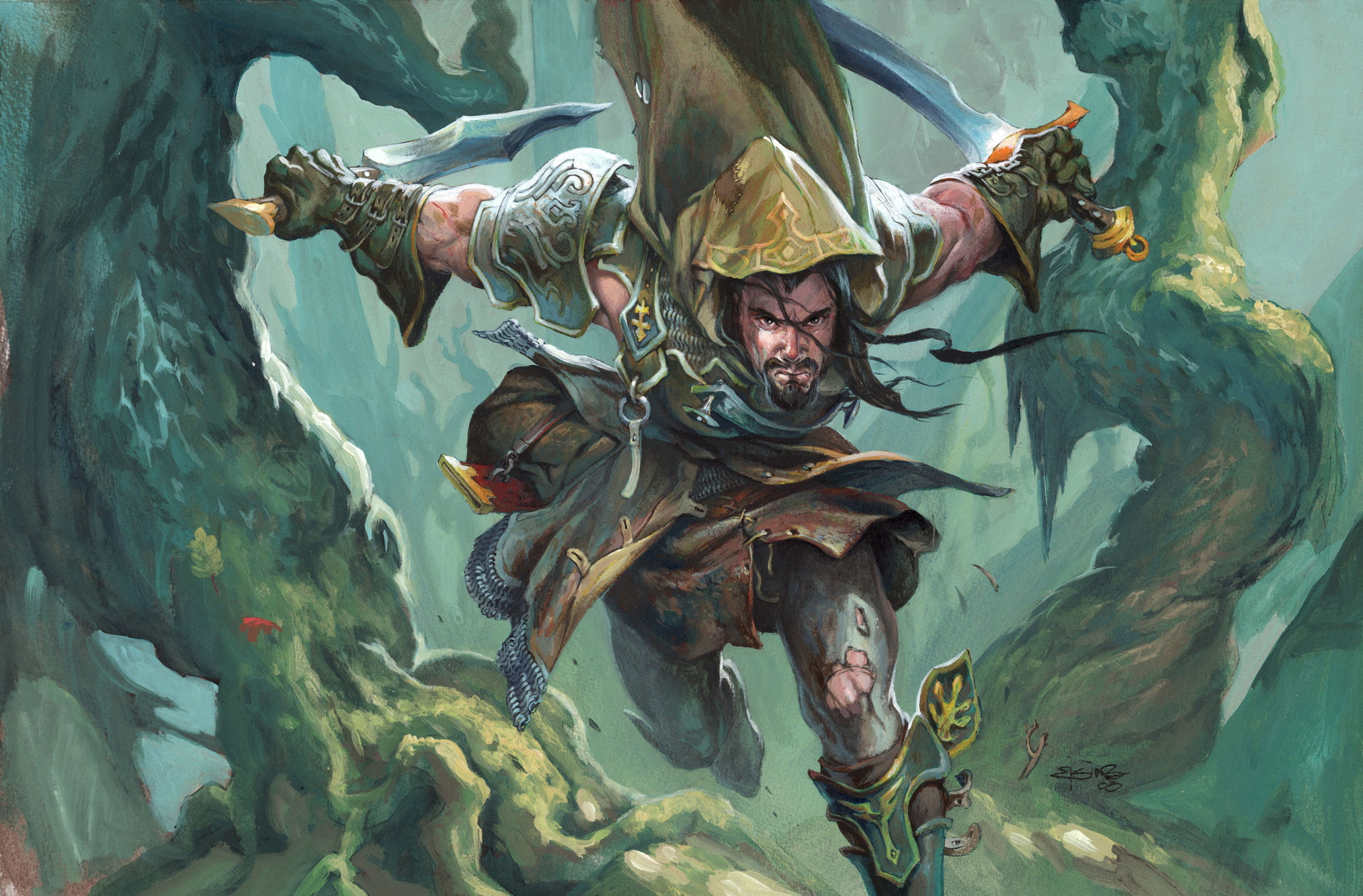 1080P, The Ranger from the Outskirts, Borderland Ranger, Magic: The Gathering, Jesper Ejsing, HD Wallpaper